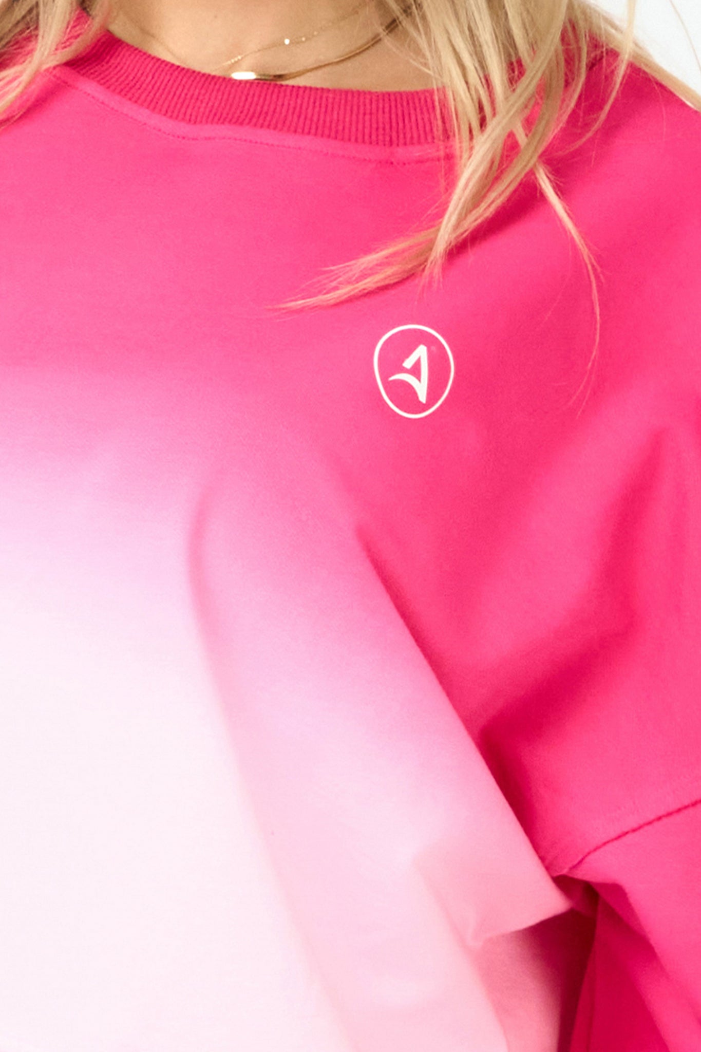 CROP DEGRADEE Blouse Pink