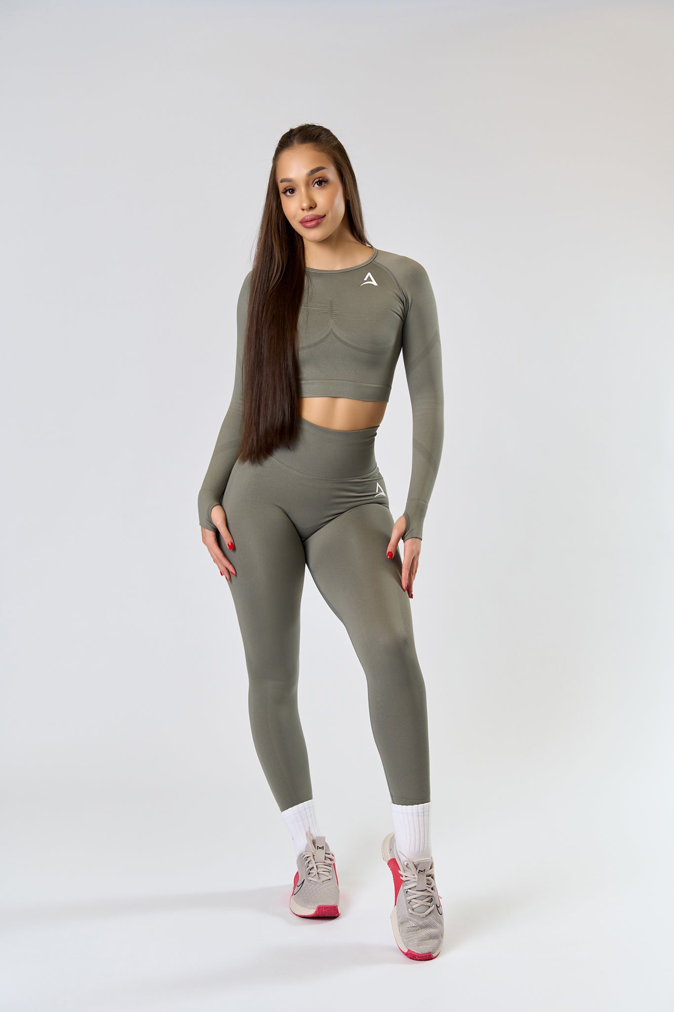 SEAMLESS LONG Tights Grey