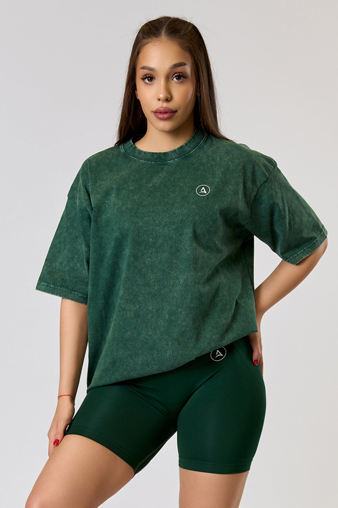 T-shirt VINTAGE OVERSIZED Green
