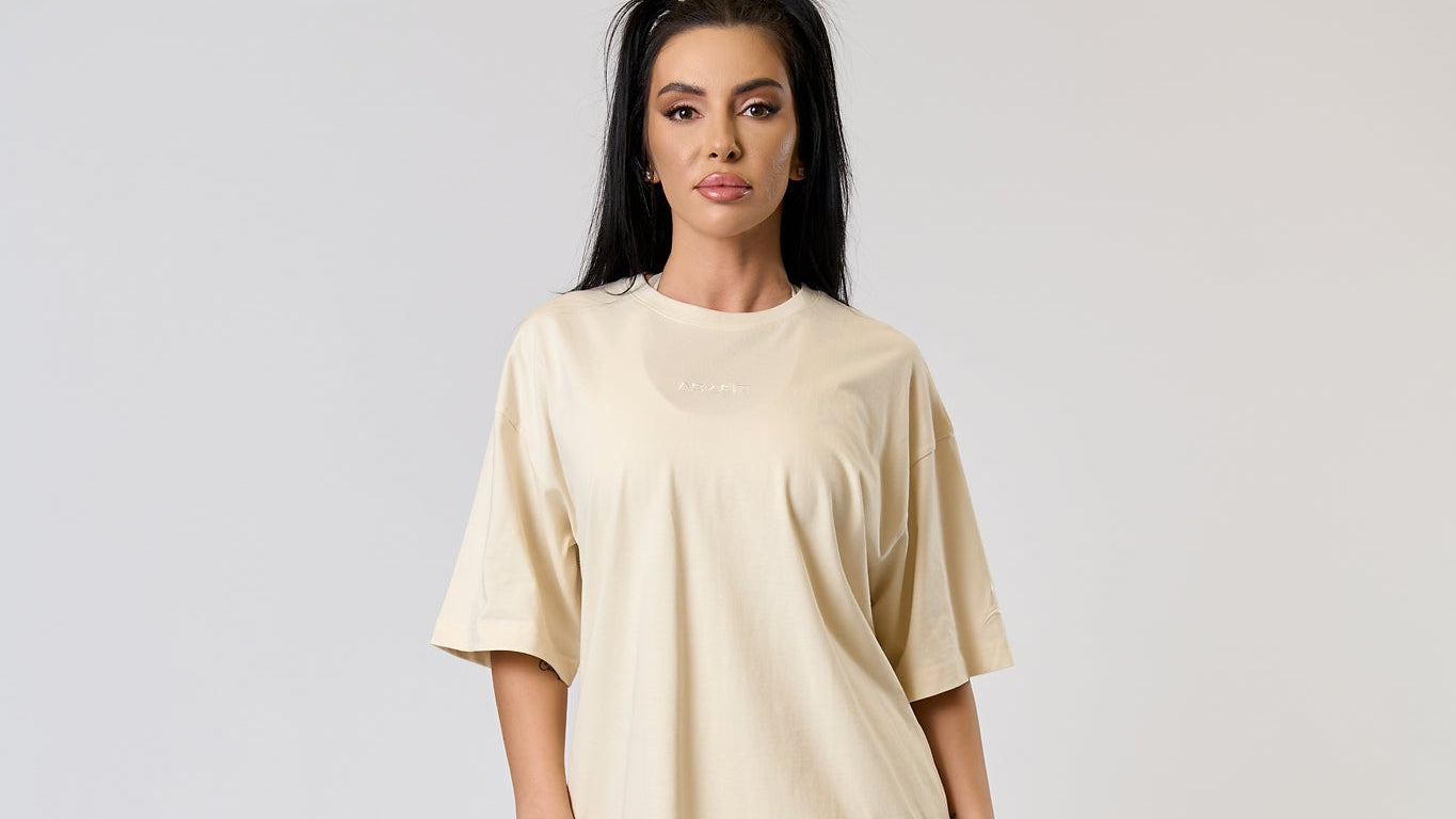OVERSIZED COMFORT T-shirt Nude
