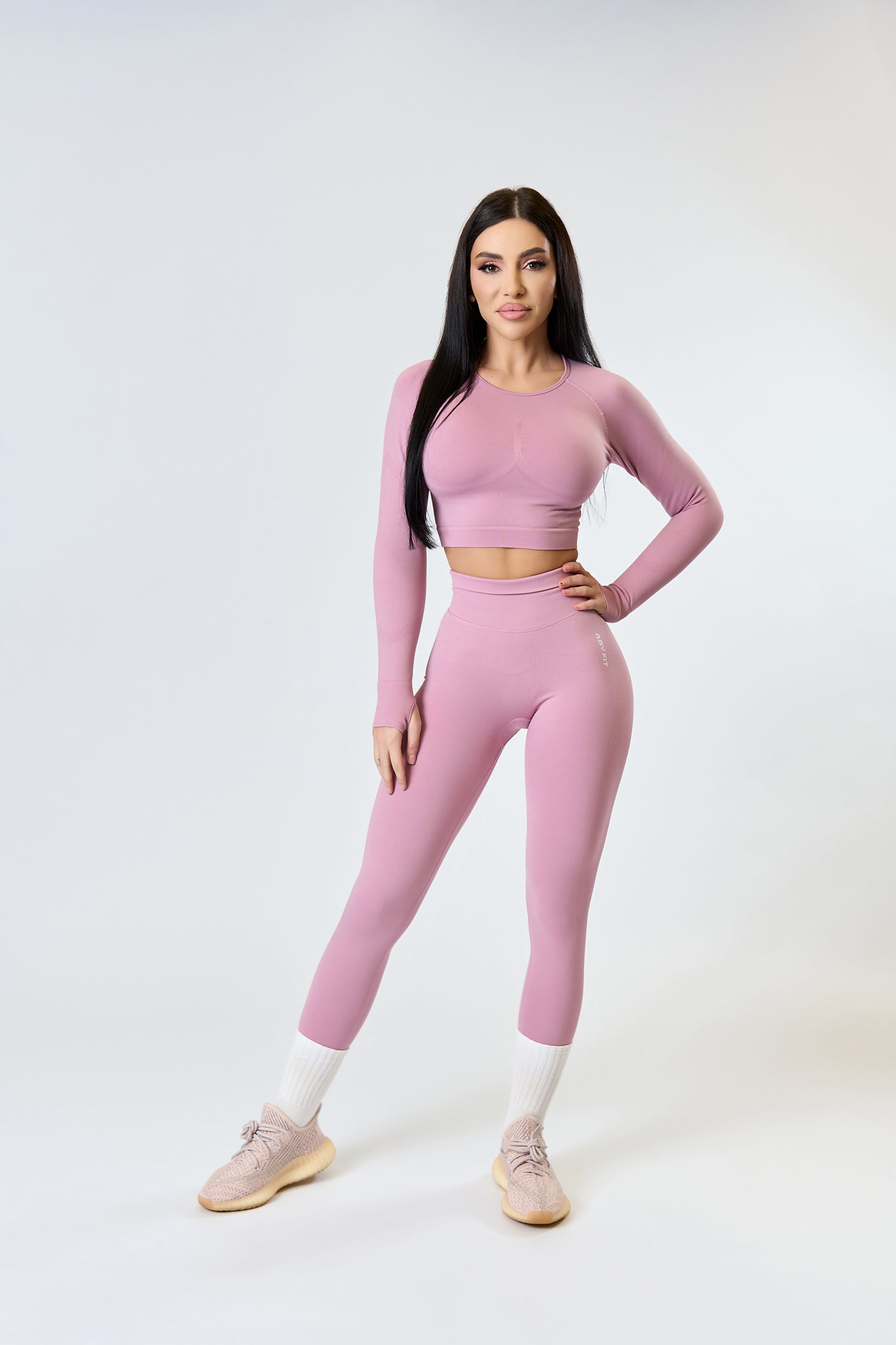 SEAMLESS LONG tights Petrol green