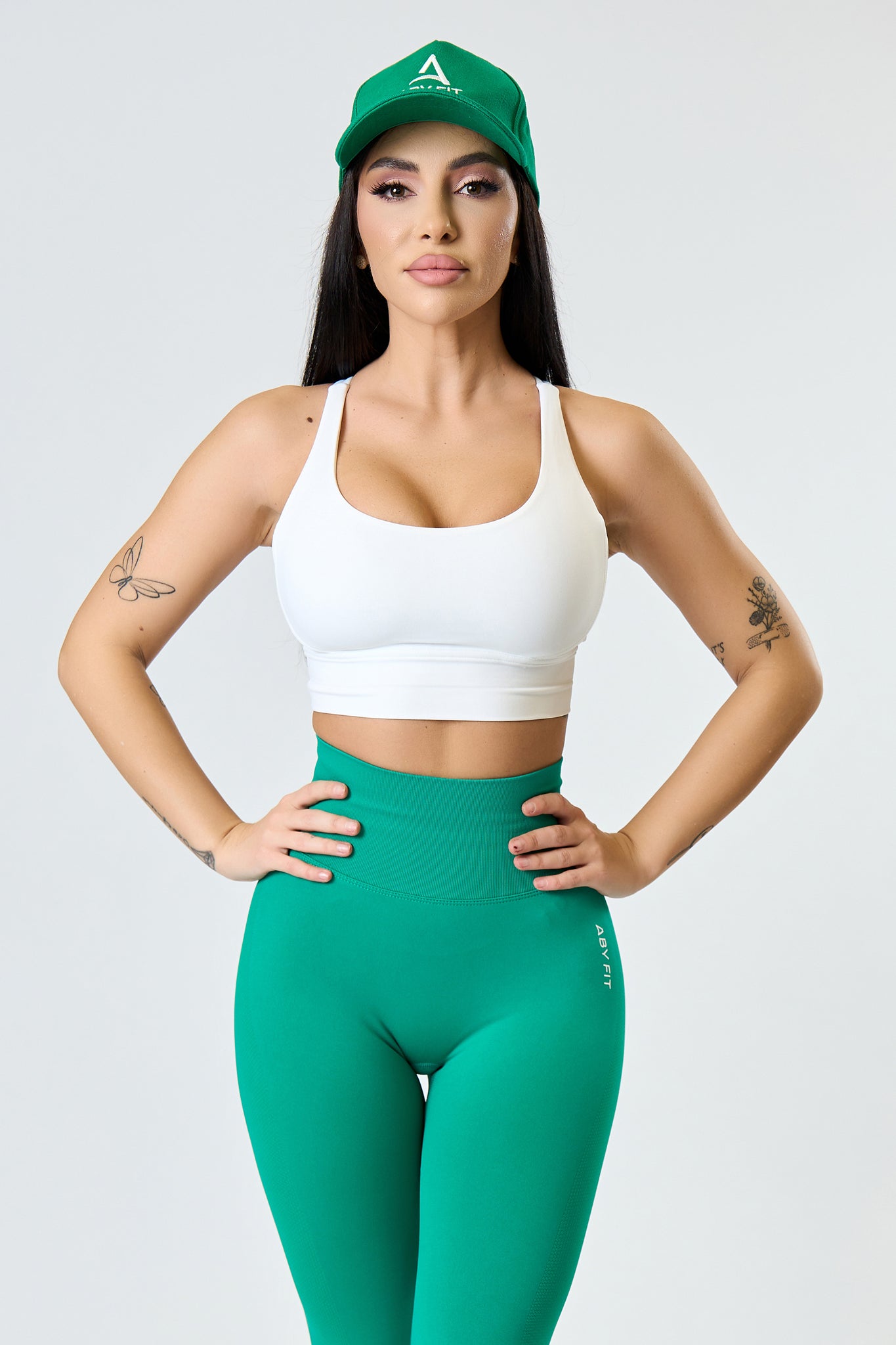 SOFT BY LUXURY White Bustier Black Logo