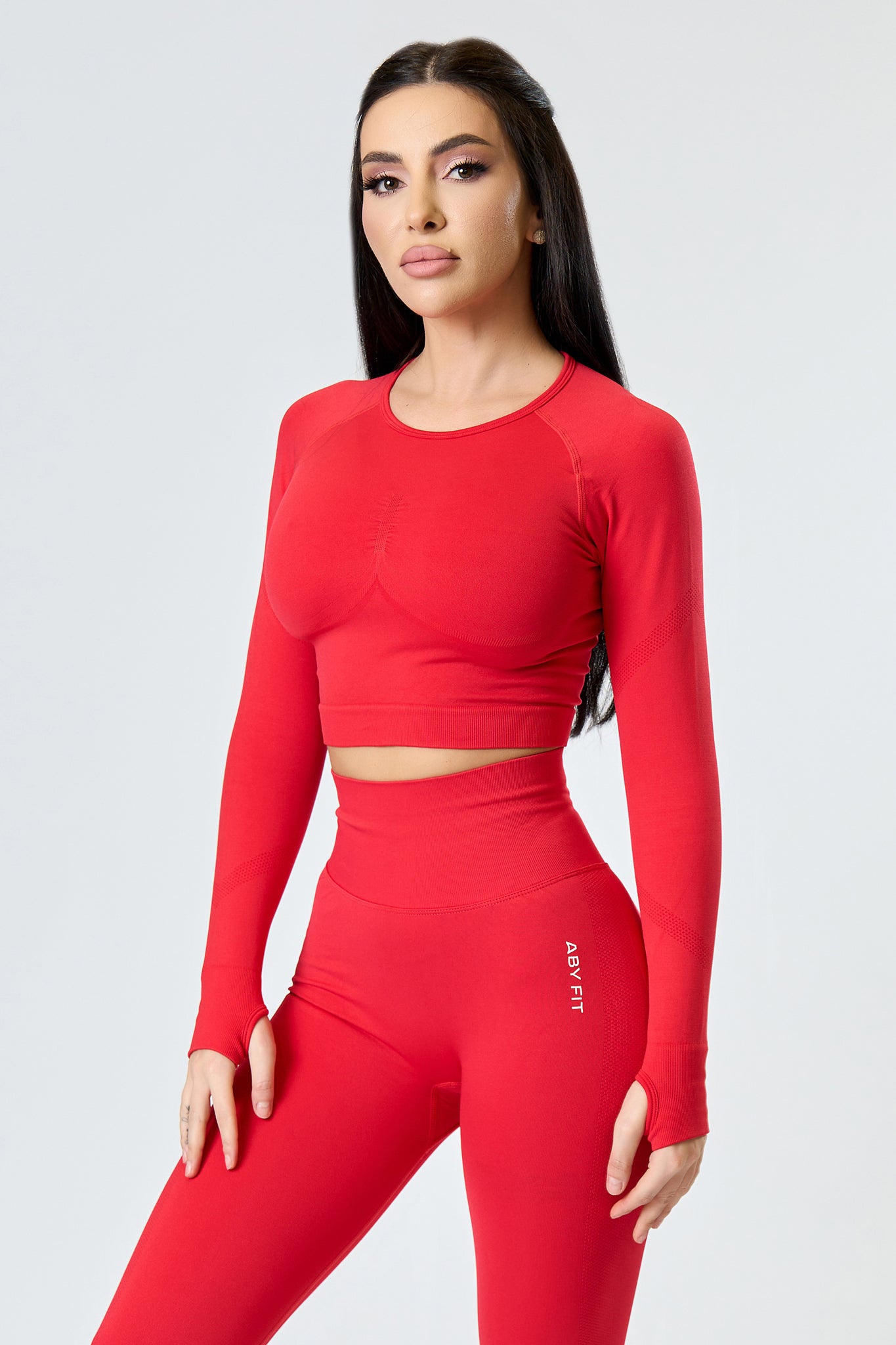 SEAMLESS LONG Set Burgundy