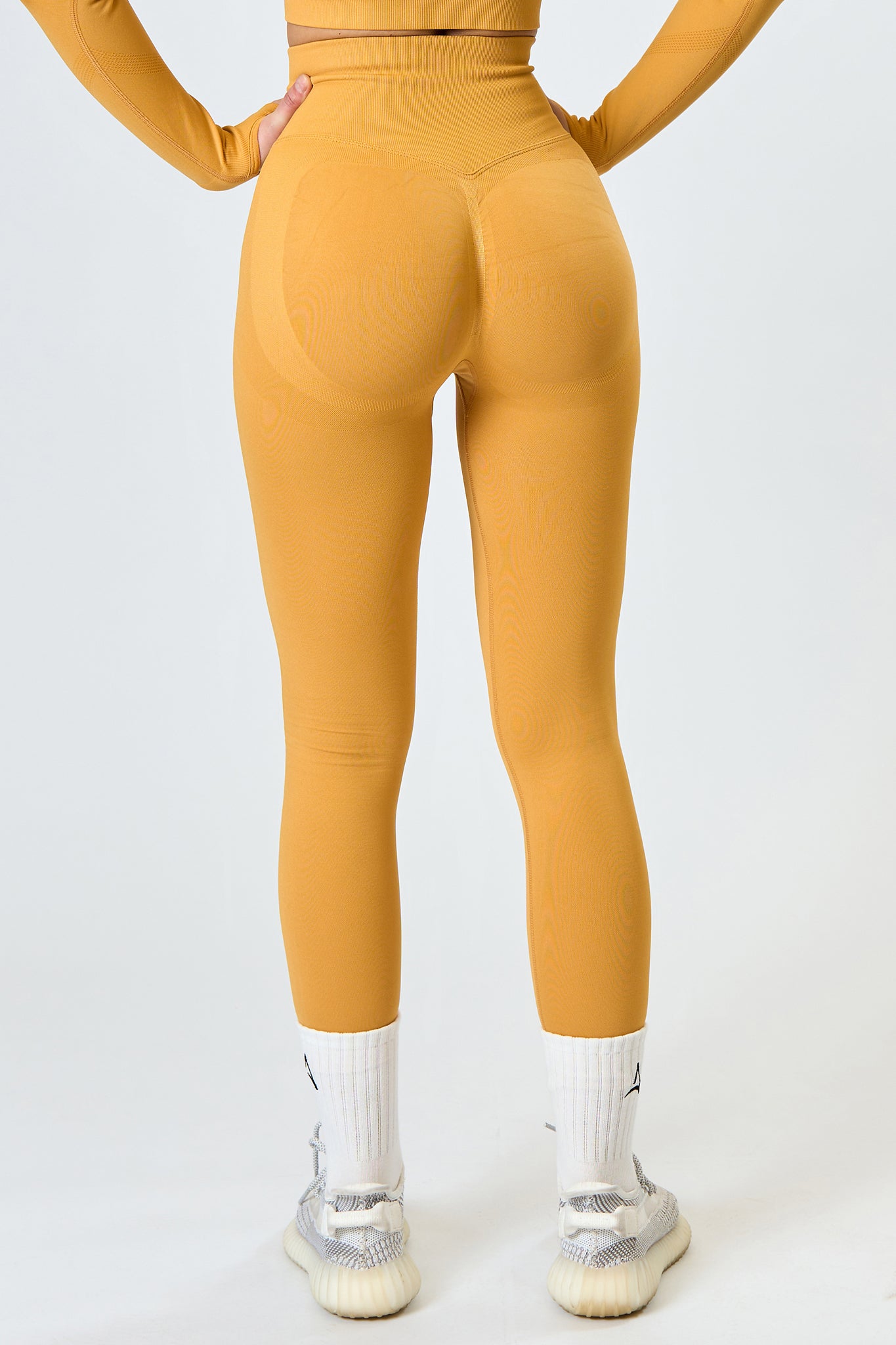 SEAMLESS LONG tights Petrol green