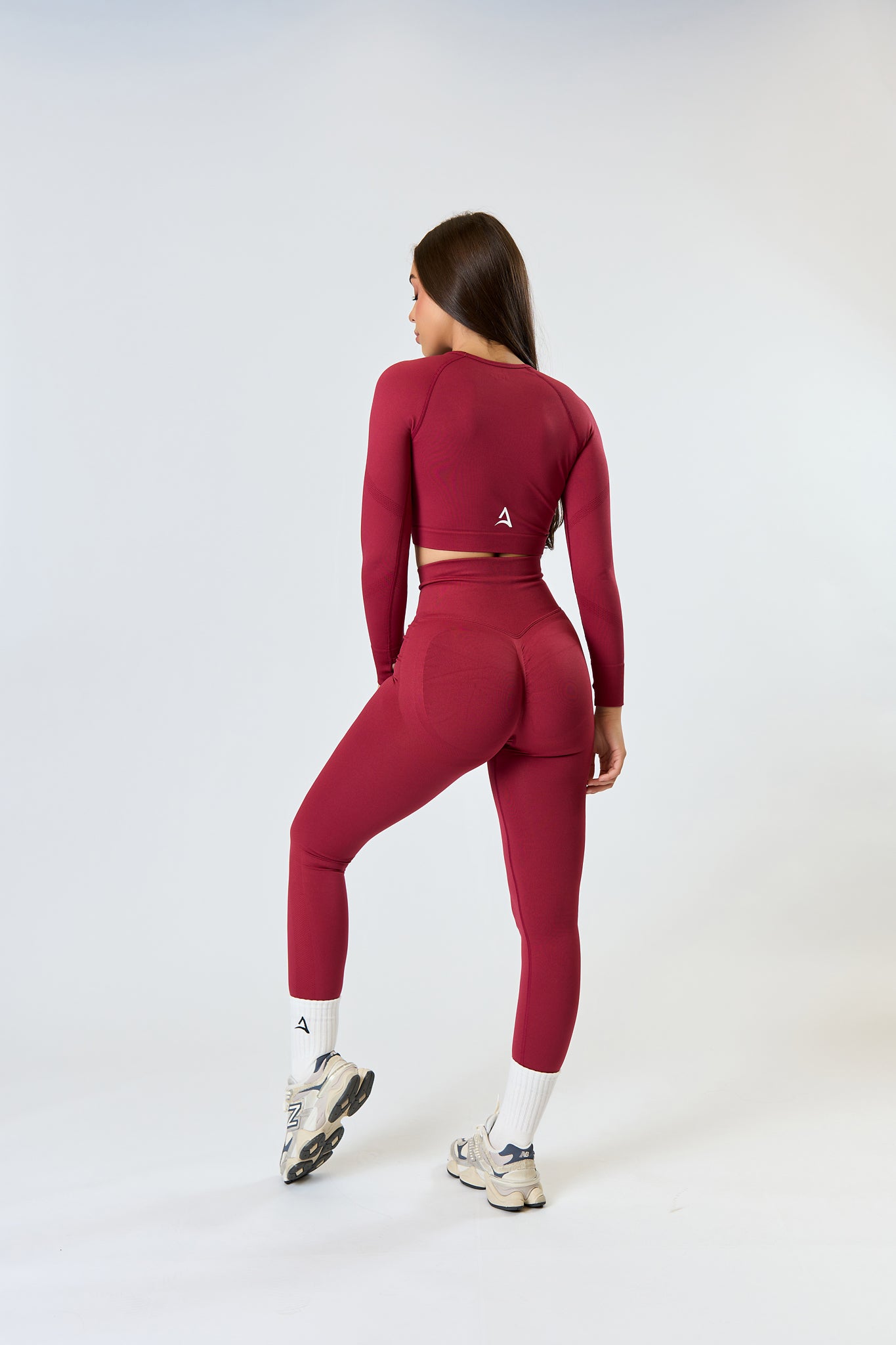 SEAMLESS LONG Set Burgundy