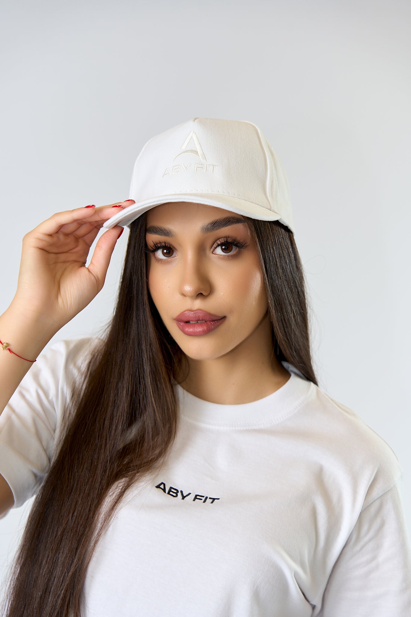 WHITE LOGO Cap White