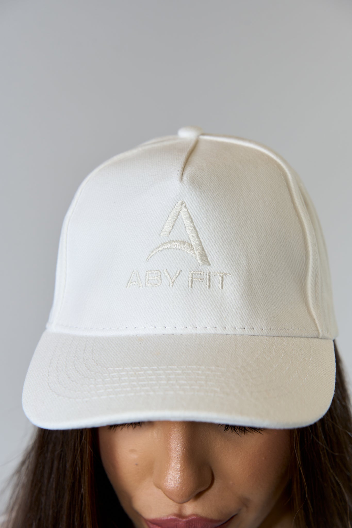 WHITE LOGO Cap White
