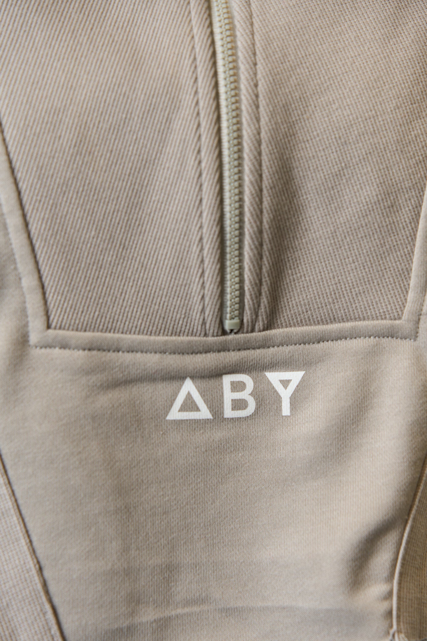 CROP ZIP Blouse Grey