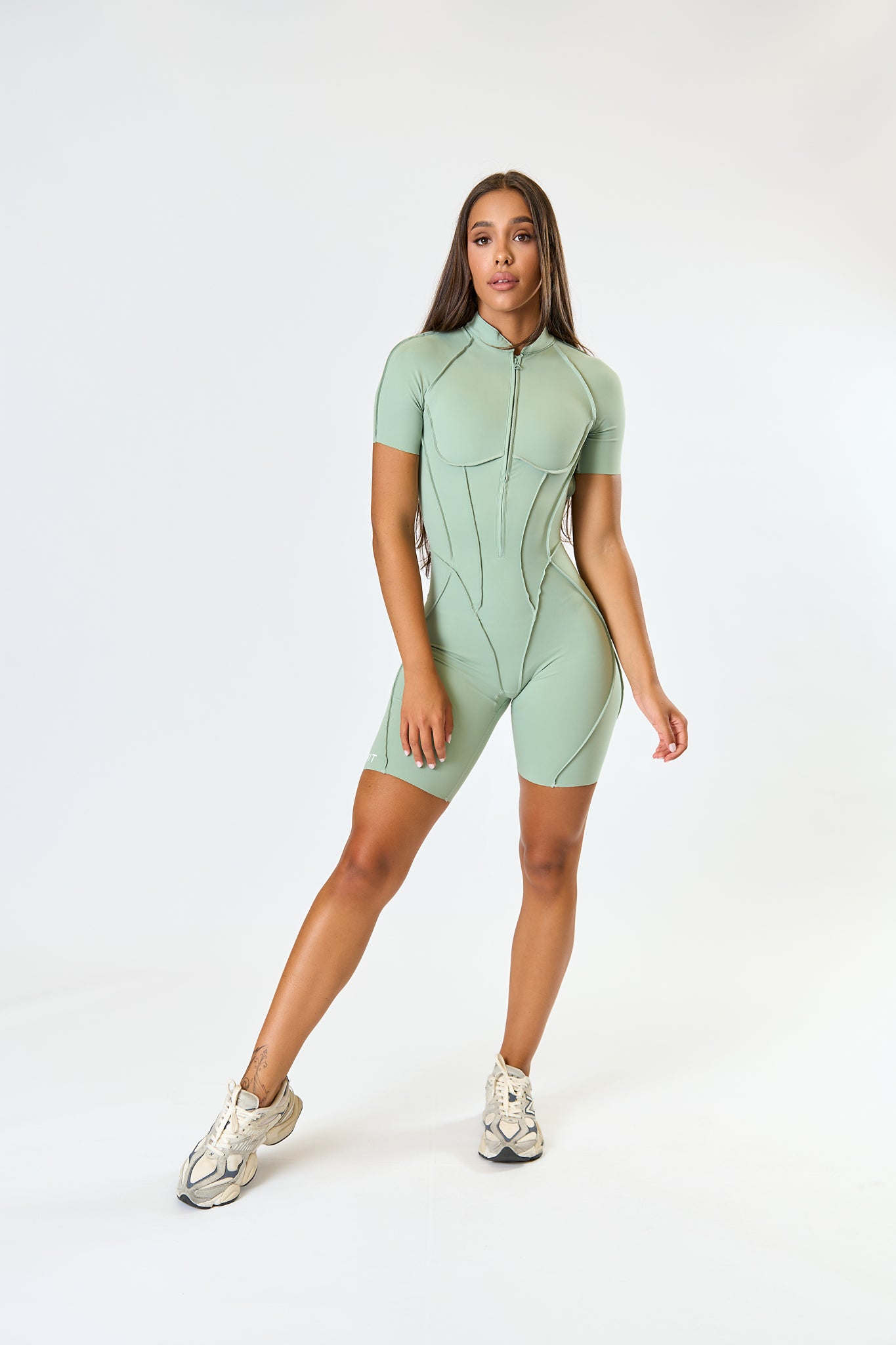 GLAM FIT SHORT Jumpsuit Green