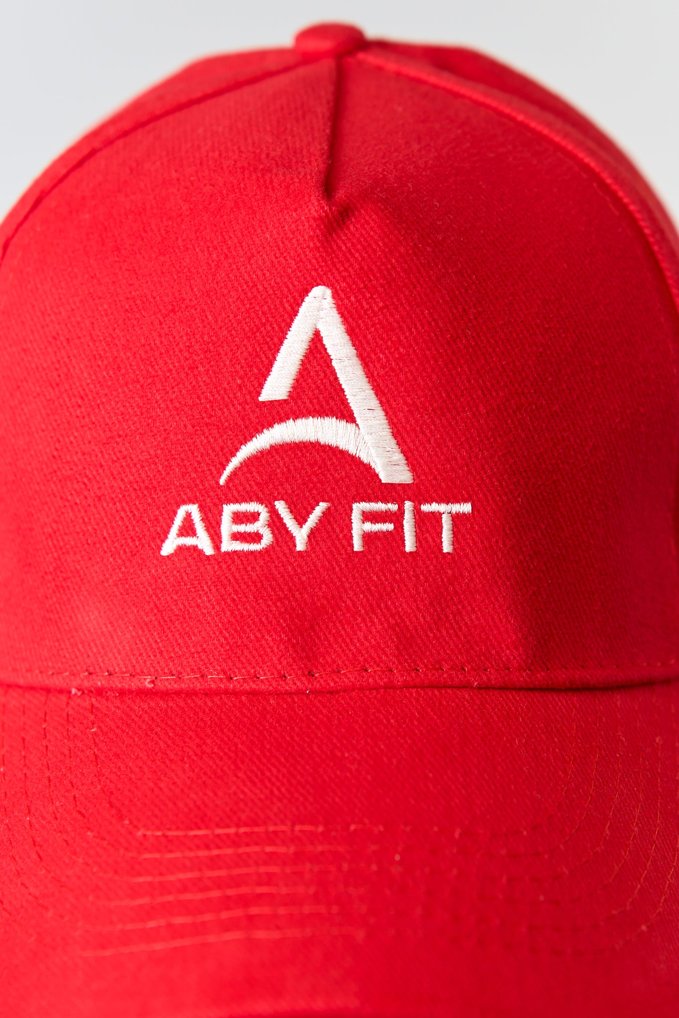 WHITE LOGO Red Cap