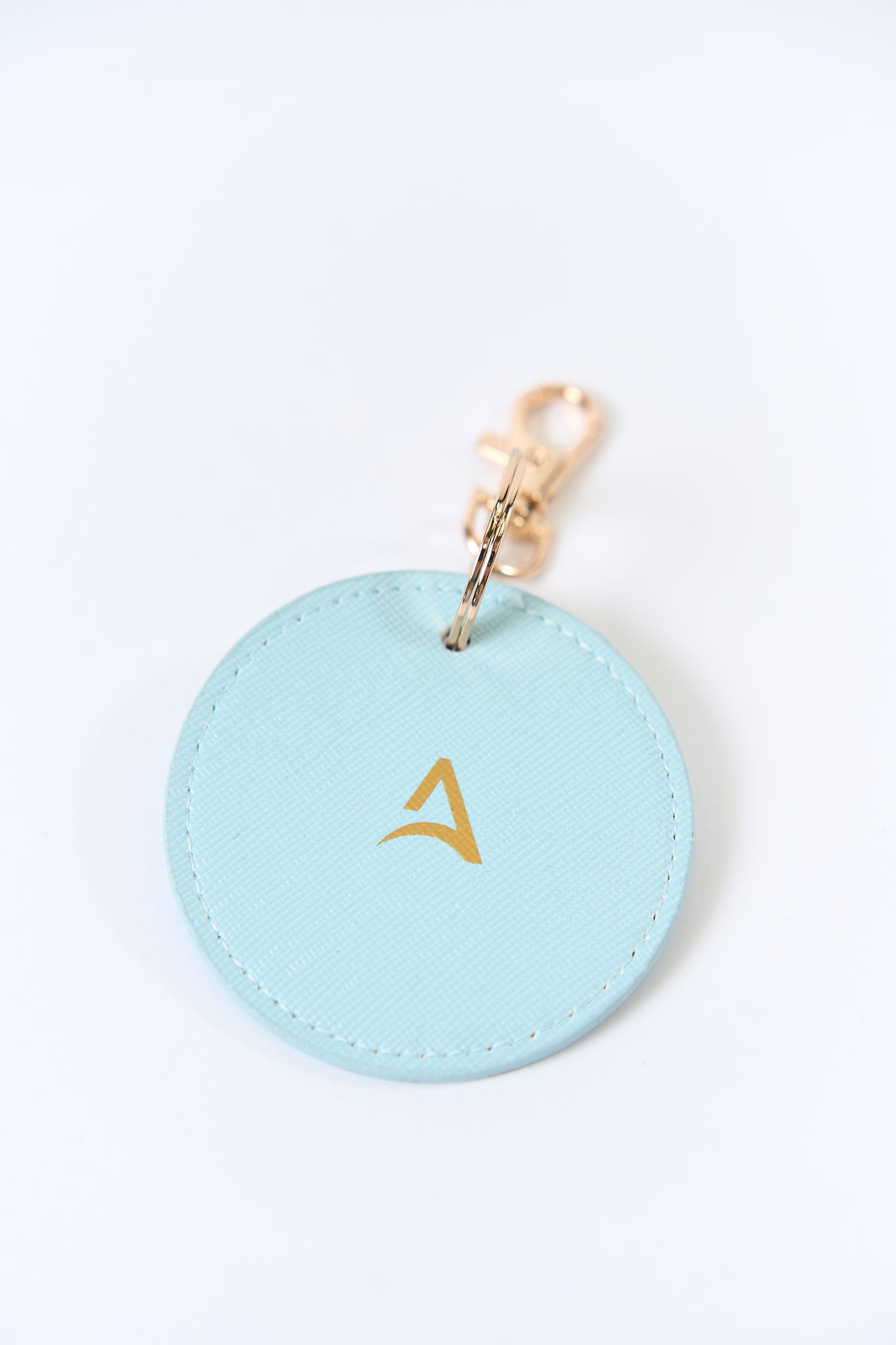 ROUND MATCH keychain Light blue