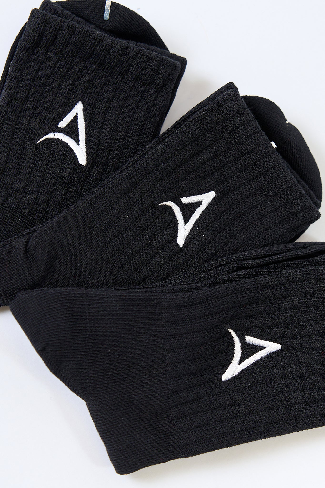 Set of 3 ABY SOCKS Black