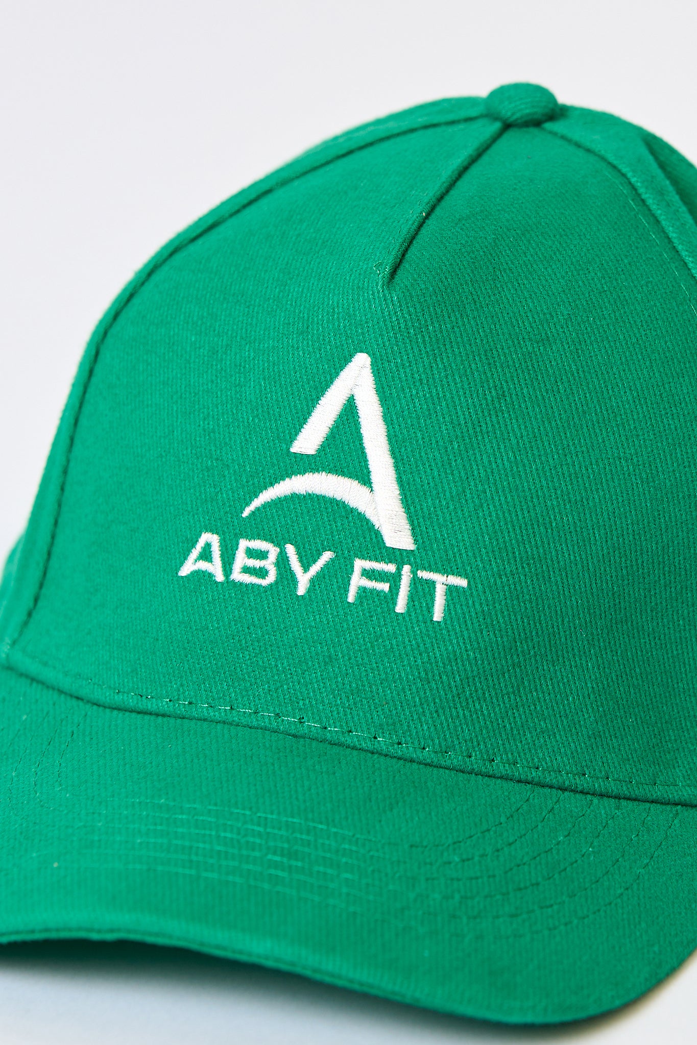 WHITE LOGO Green Cap