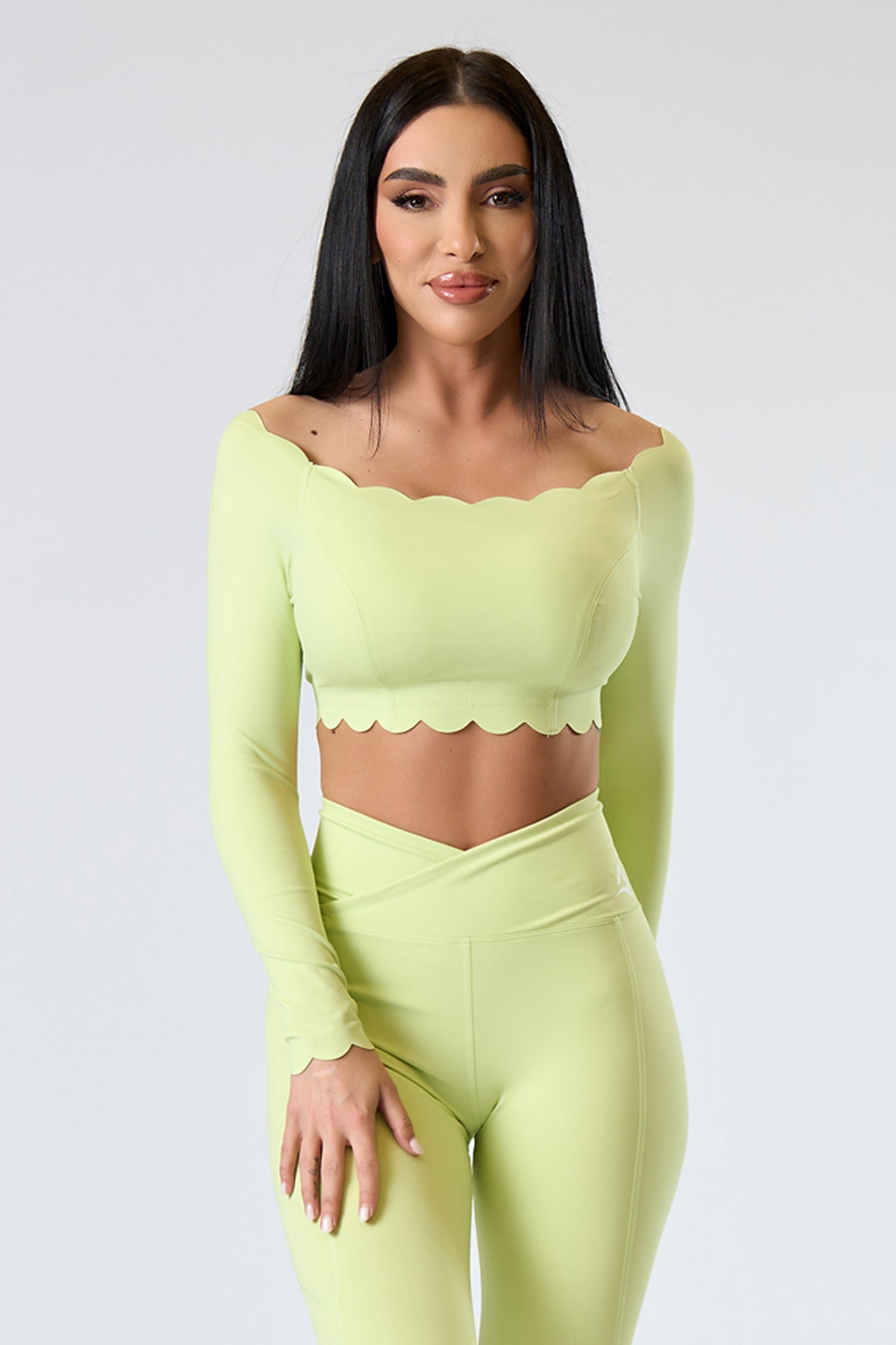 BELLE WAVES Set Light green