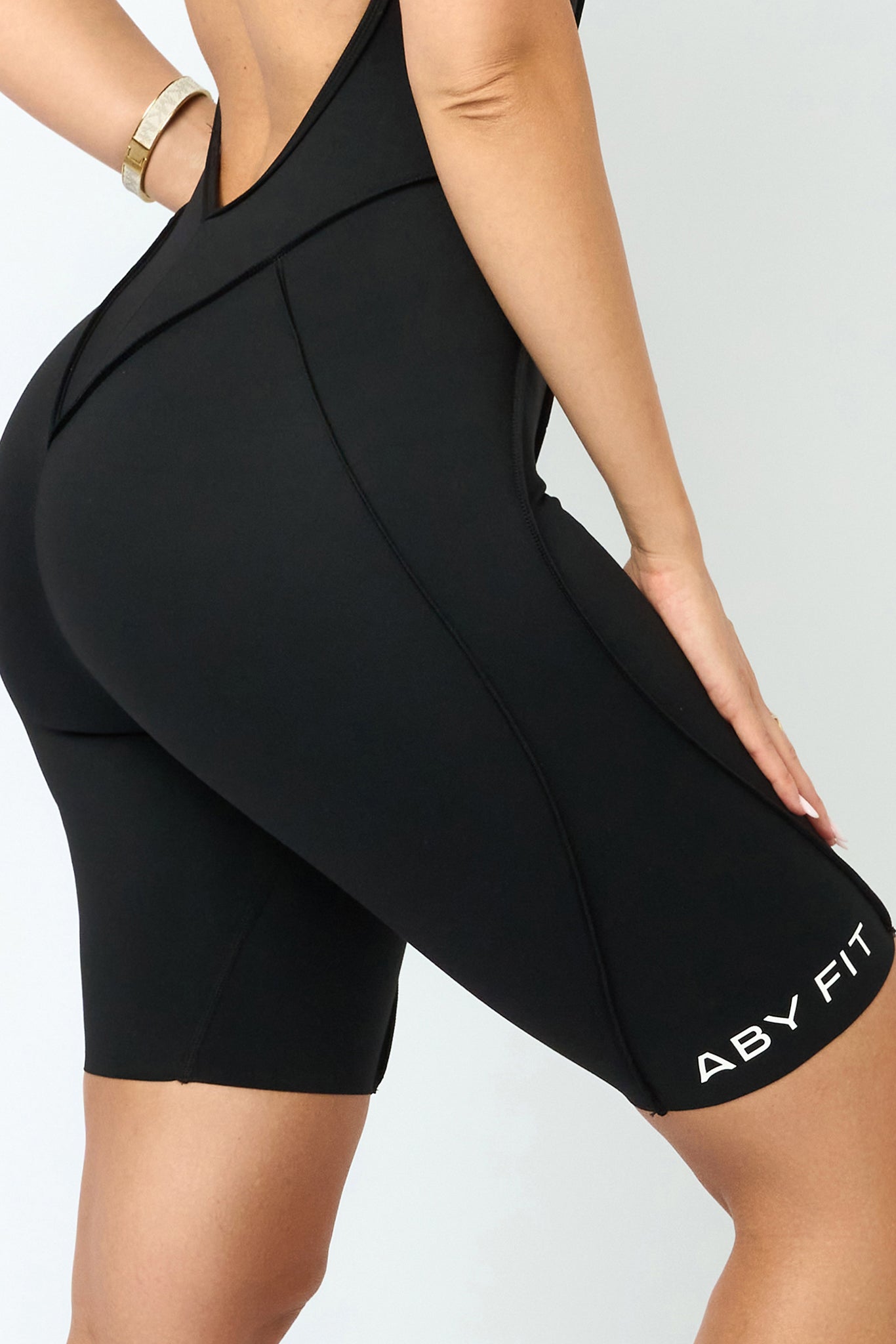 GLAM FIT SHORT Jumpsuit Black