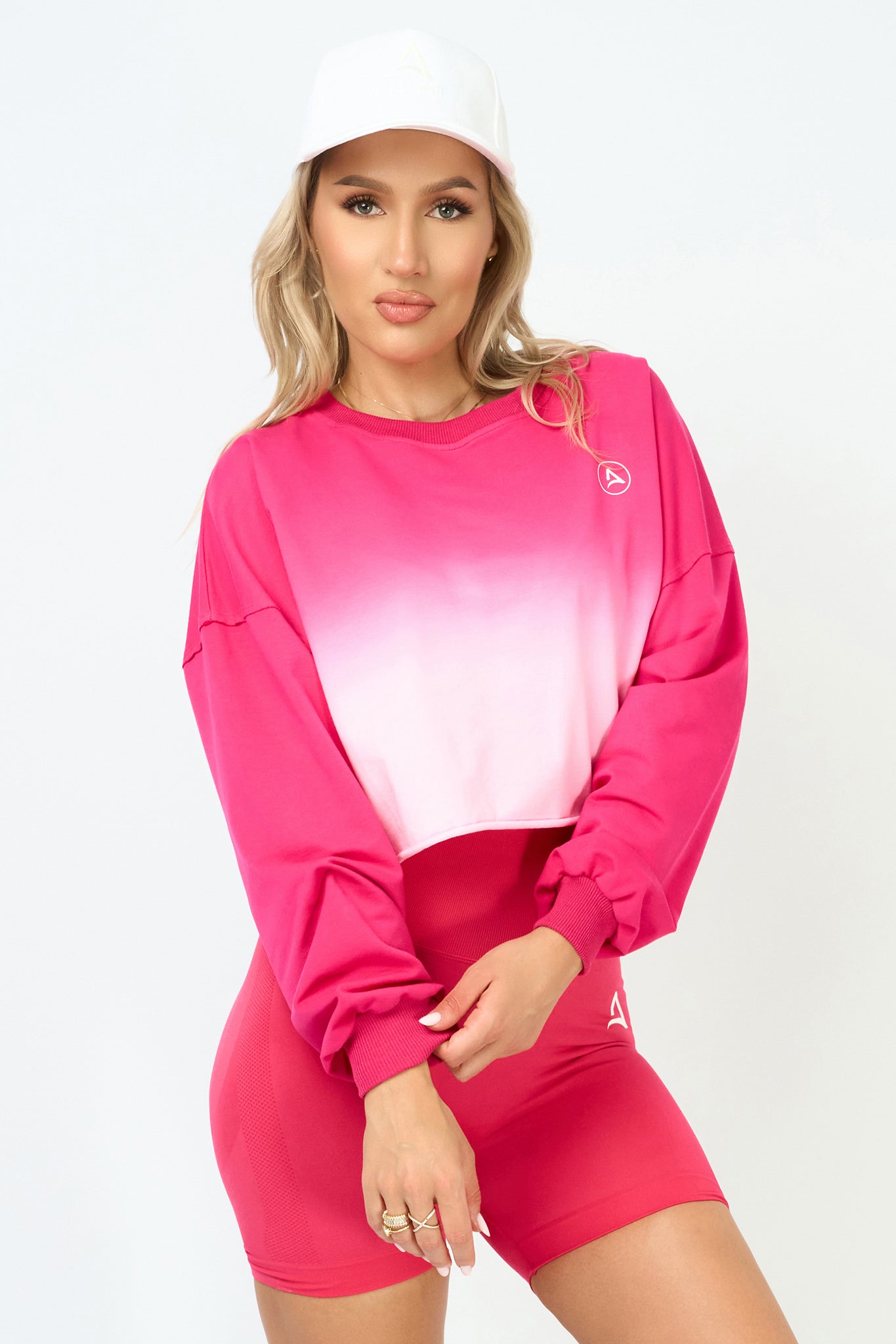 CROP DEGRADEE Blouse Pink