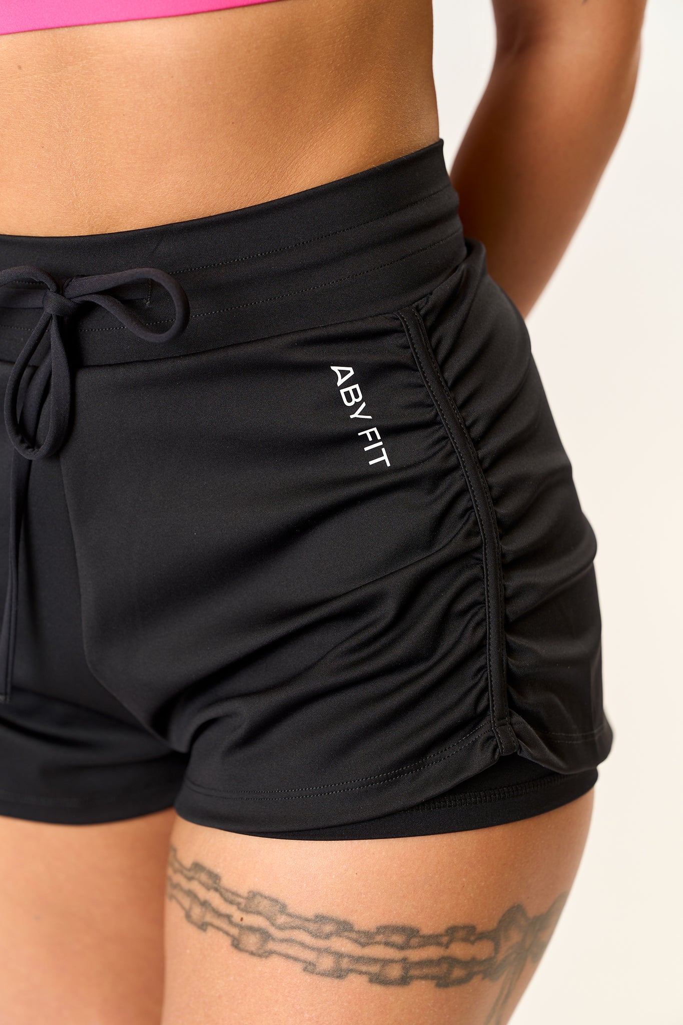 Crop Zip Shorts