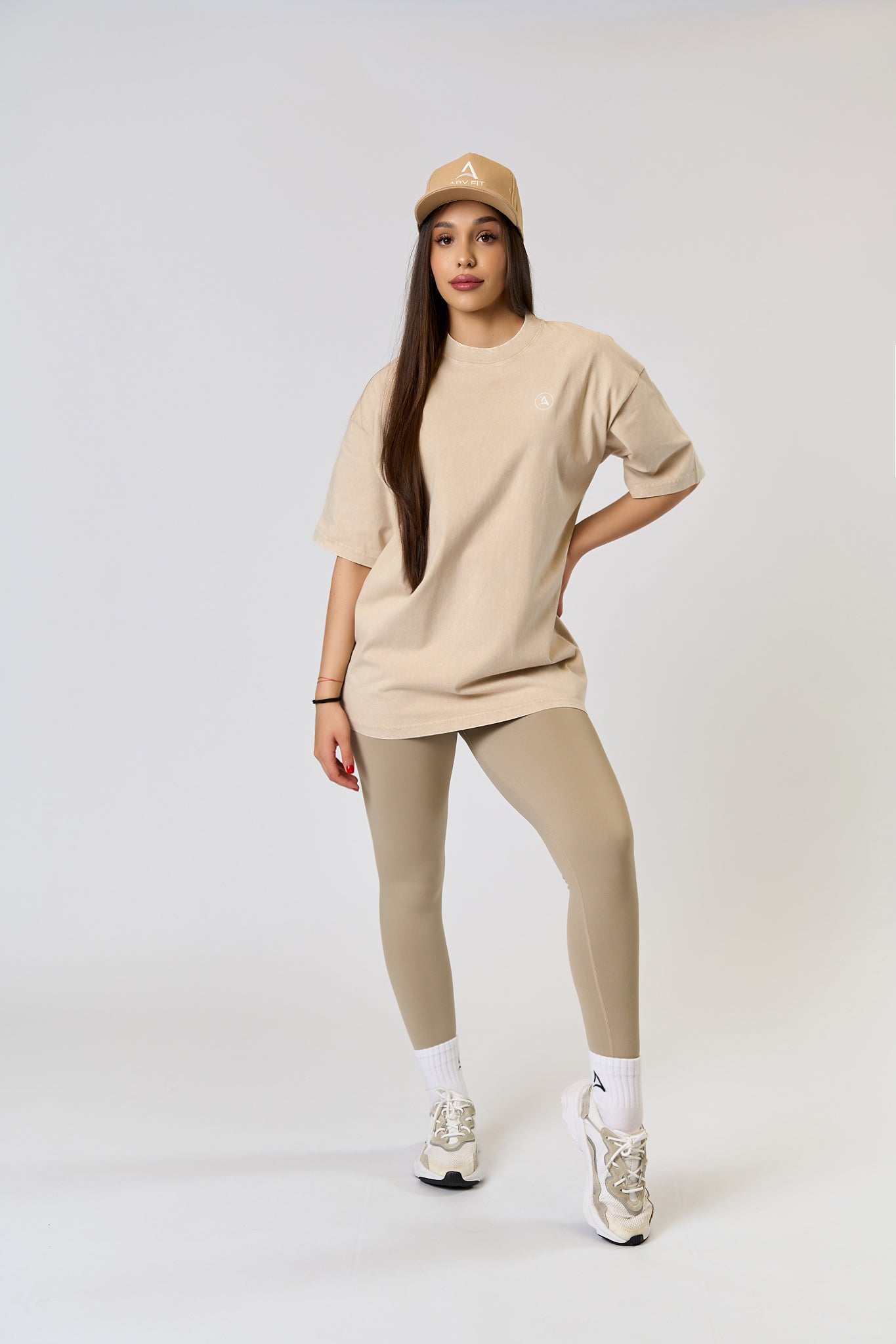 VINTAGE OVERSIZED T-shirt Beige