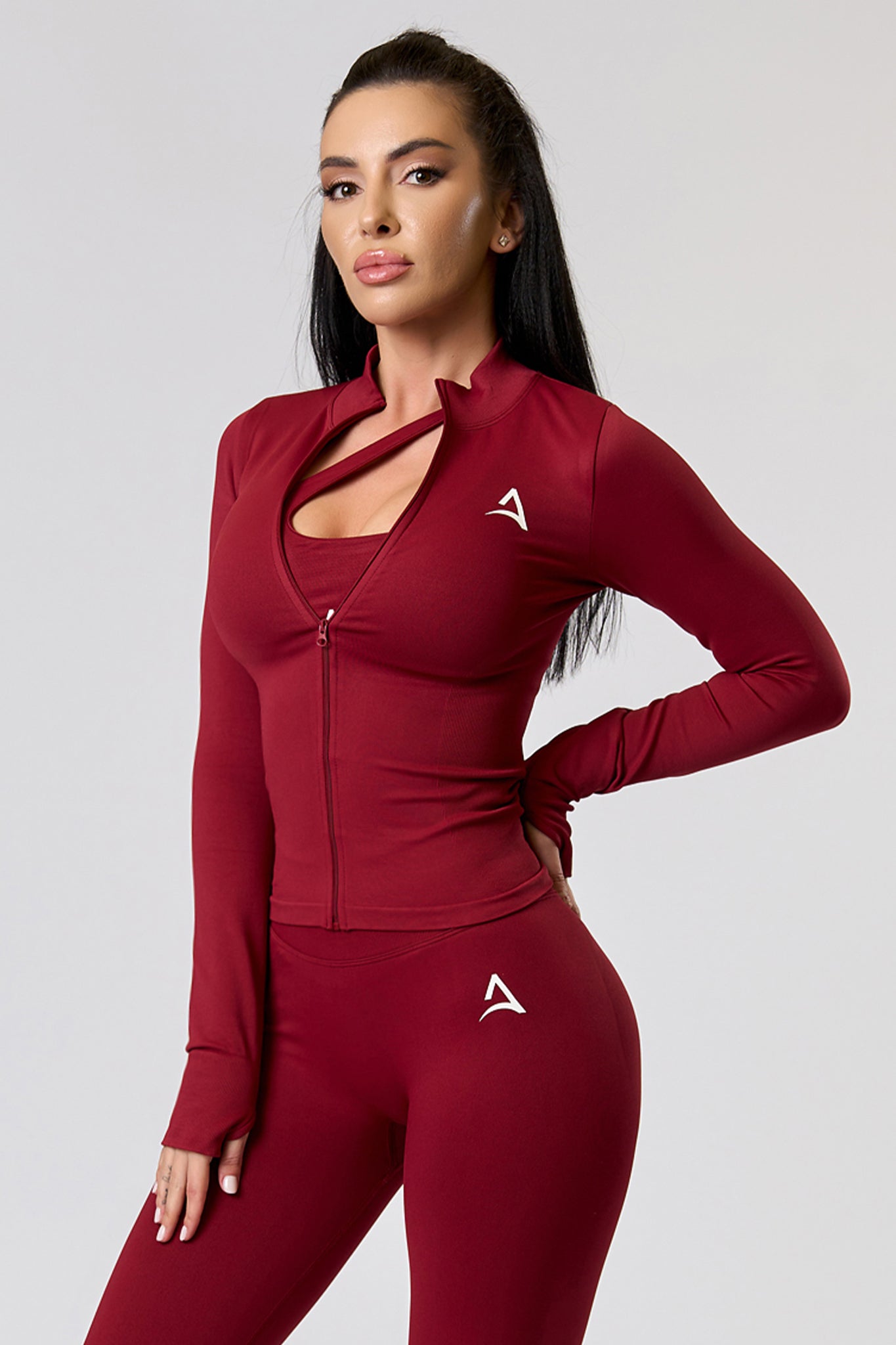 SHAPE BOOST Jacket Cherry