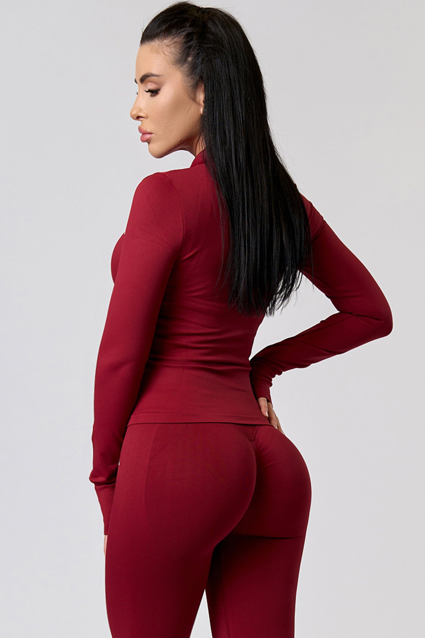 SHAPE BOOST Jacket Cherry