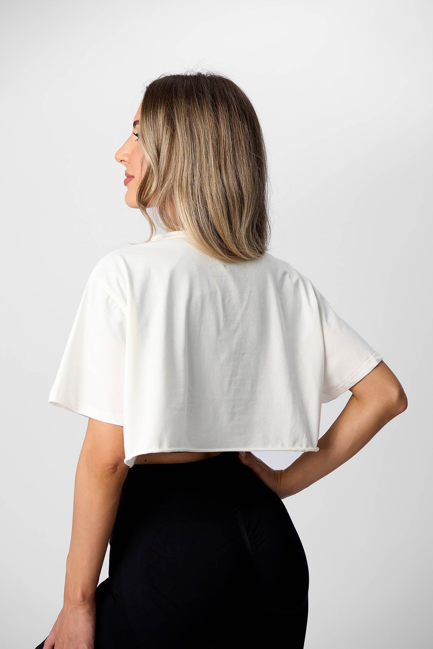 ABYFIT CROP T-shirt White