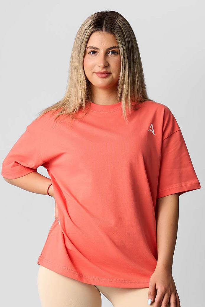 CLASSIC OVERSIZED T-shirt Coral