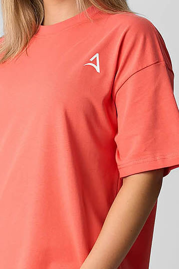 CLASSIC OVERSIZED T-shirt Coral