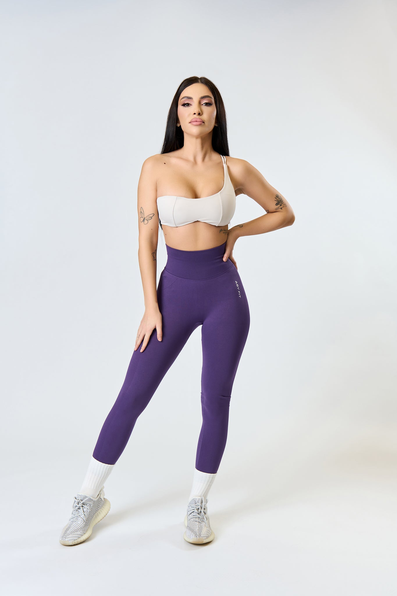 SEAMLESS LONG tights Petrol green