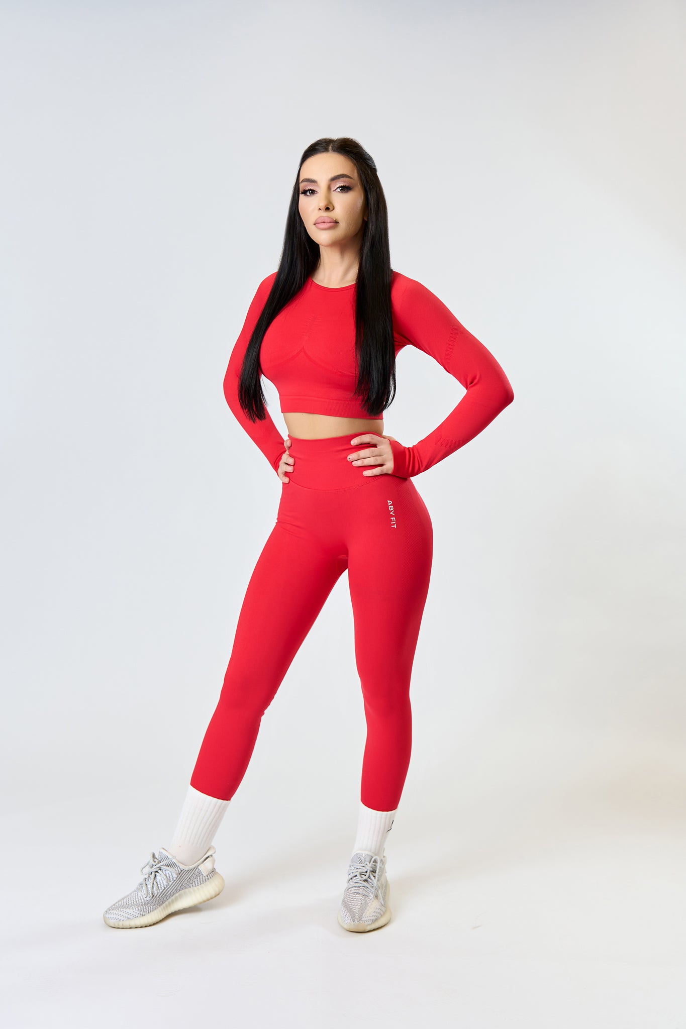 SEAMLESS LONG tights Petrol green