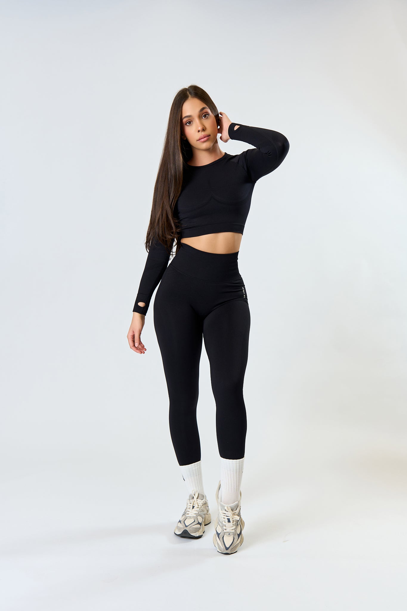 SEAMLESS LONG Tights Black