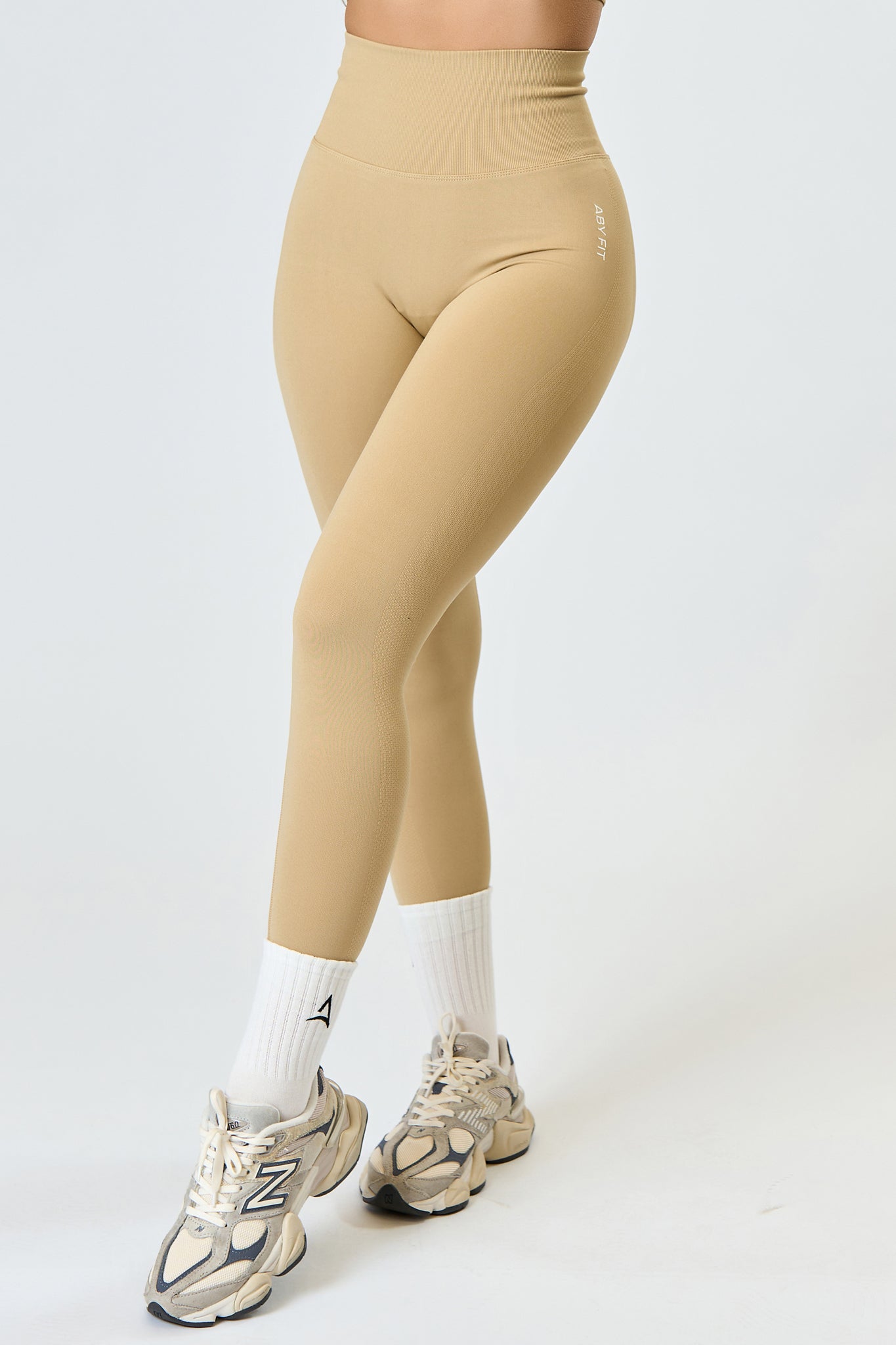 SEAMLESS LONG tights Petrol green