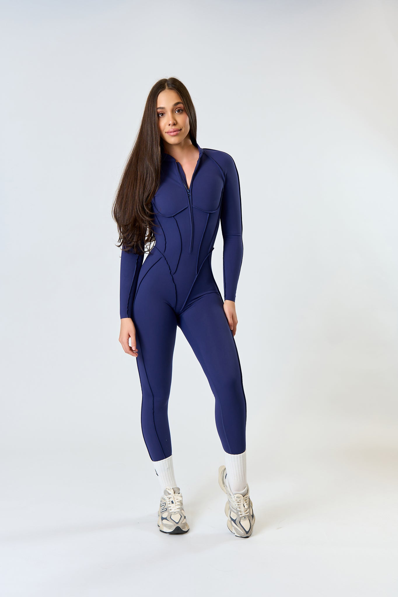 Salopeta GLAM FIT LONG Bleumarin