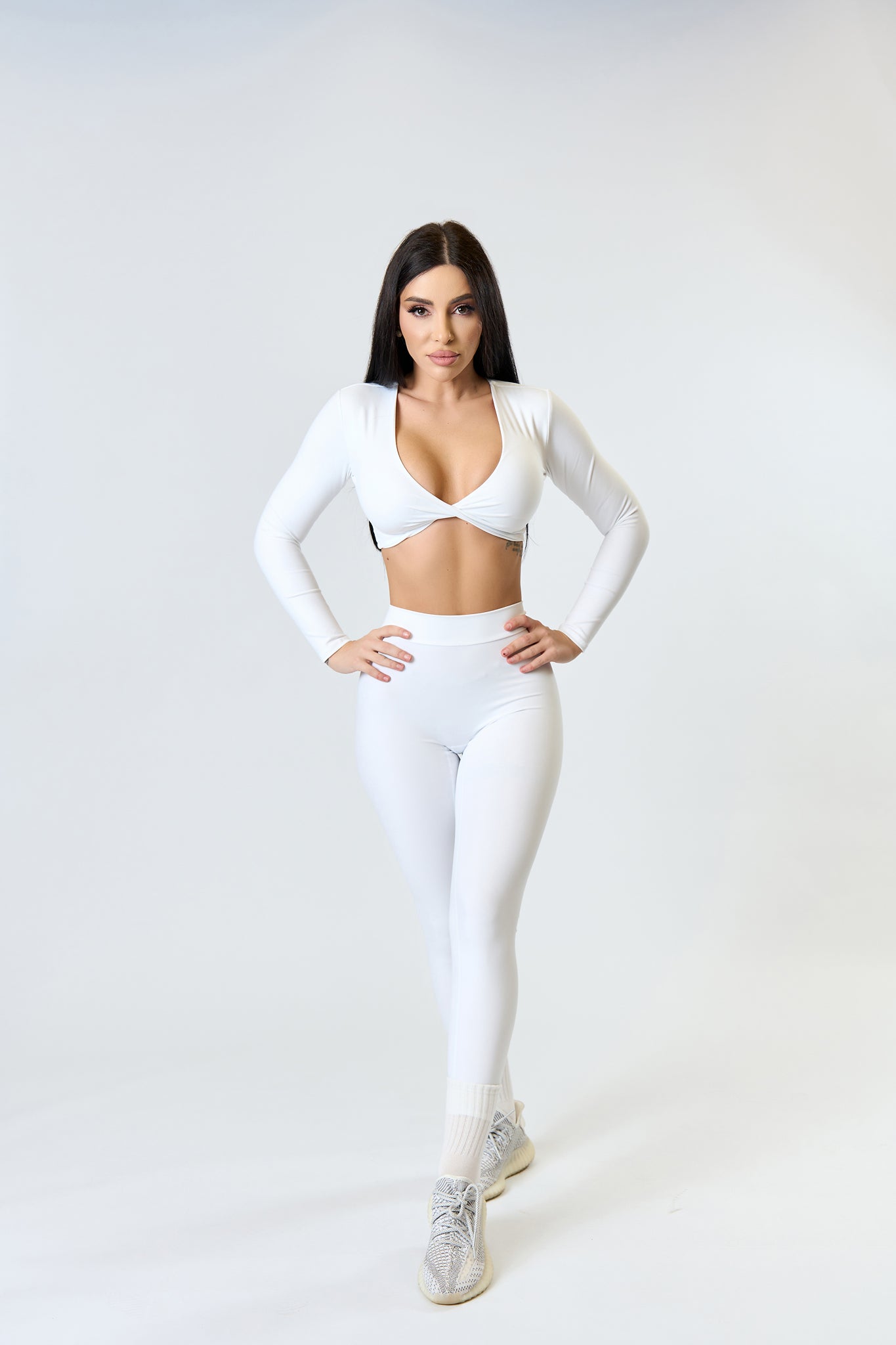 CROSSOVER GLAM White Set