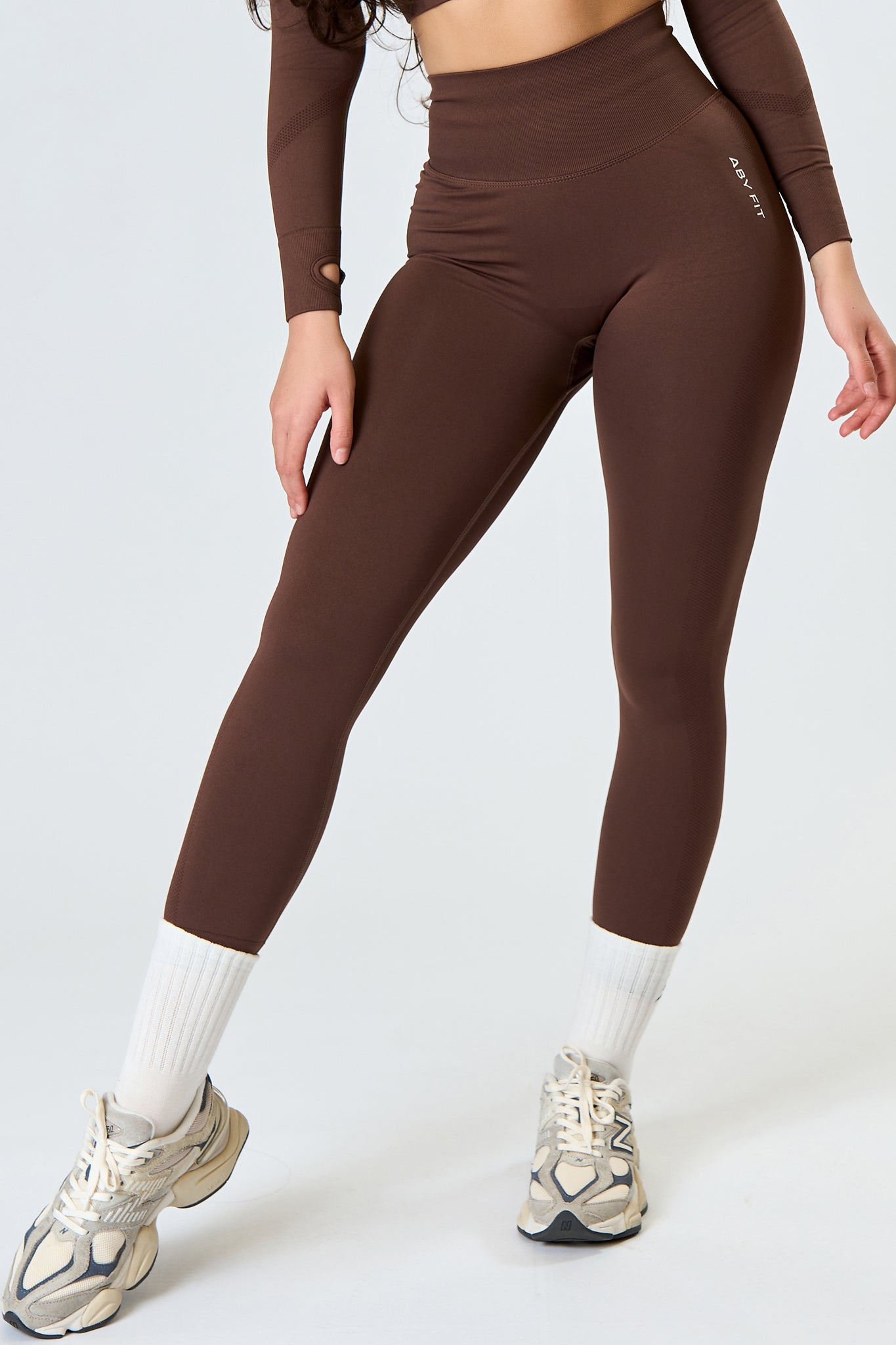 SEAMLESS LONG tights Petrol green