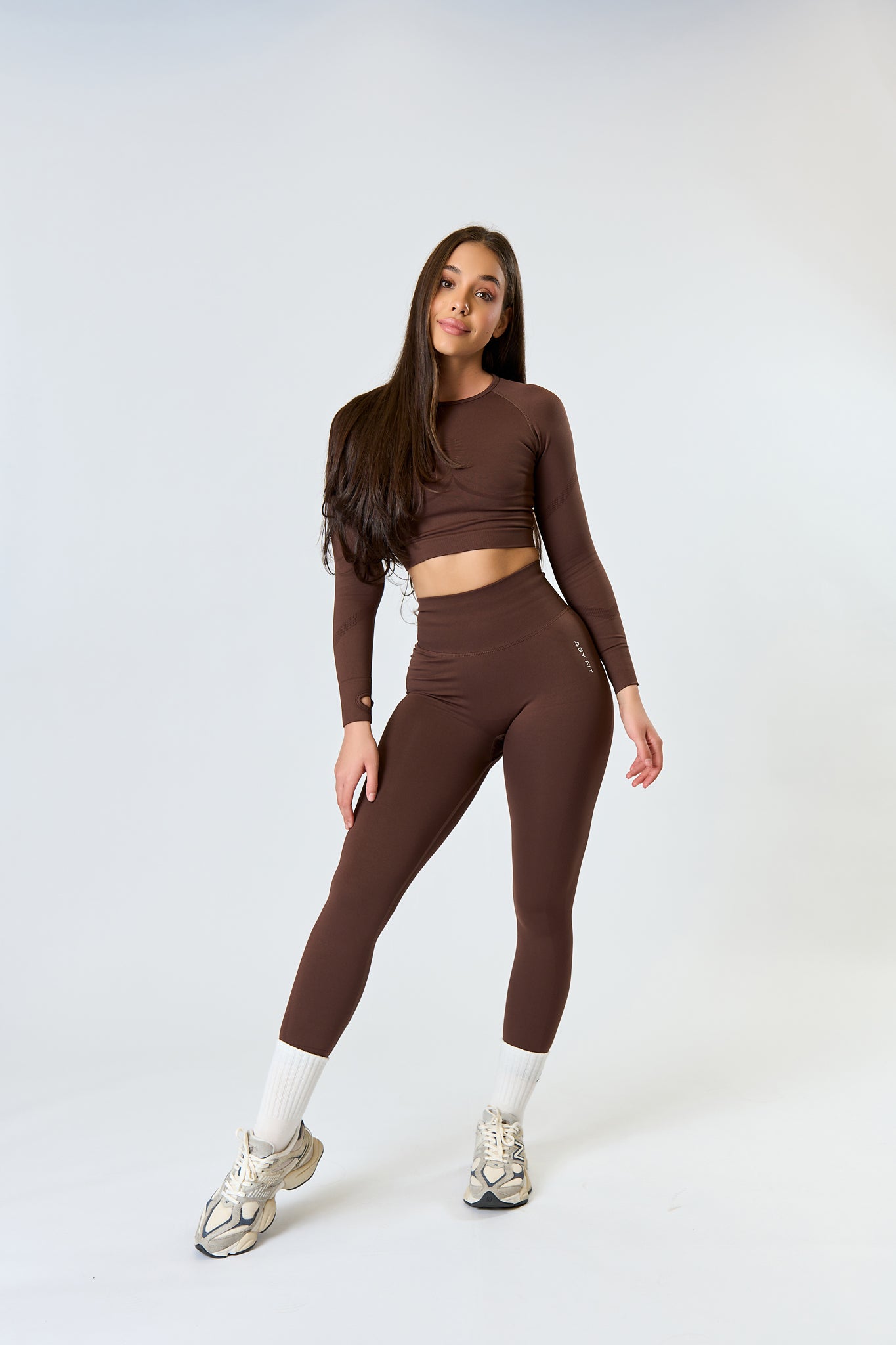 SEAMLESS LONG tights Petrol green