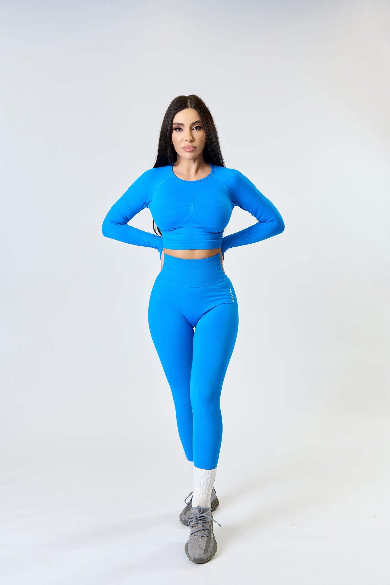 SEAMLESS LONG tights Petrol green