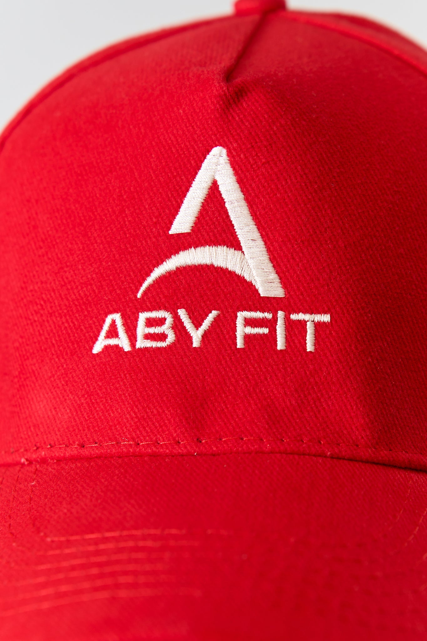 WHITE LOGO Red Cap