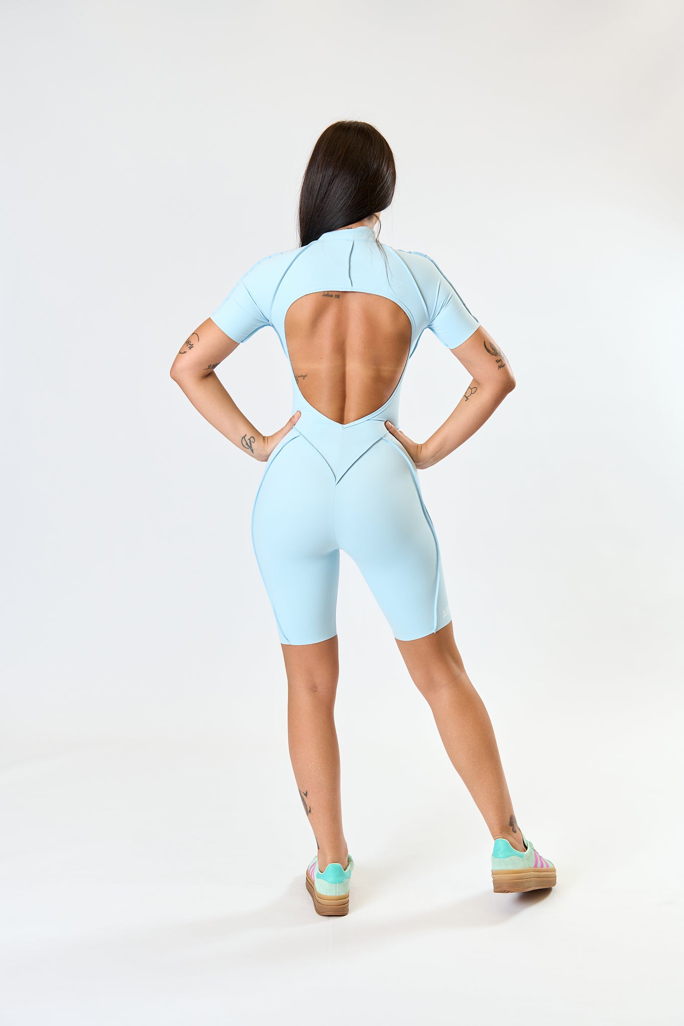GLAM FIT SHORT Jumpsuit Light blue