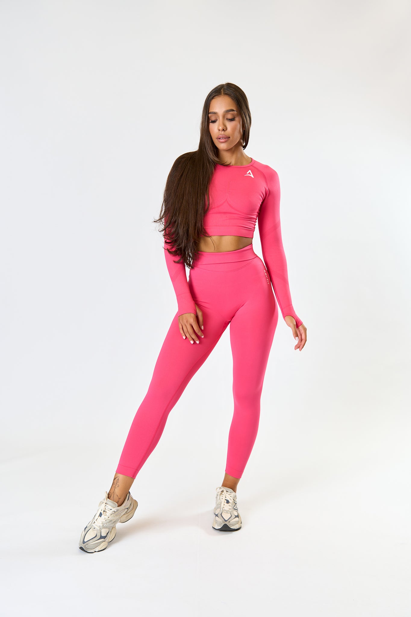 SEAMLESS LONG Tights Pink