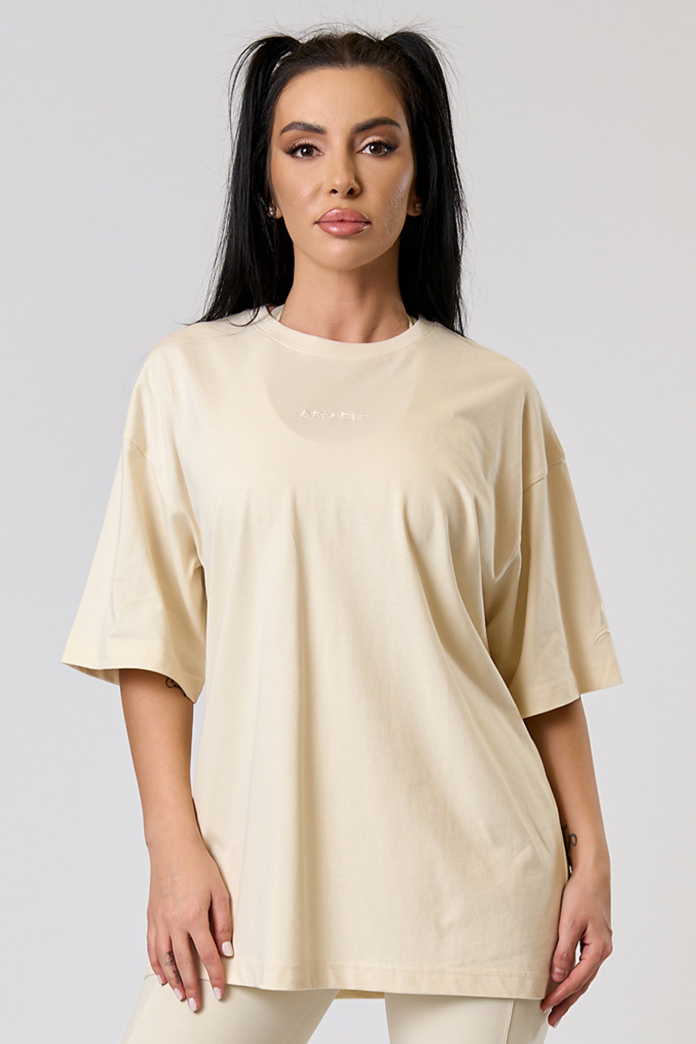 OVERSIZED COMFORT T-shirt Nude