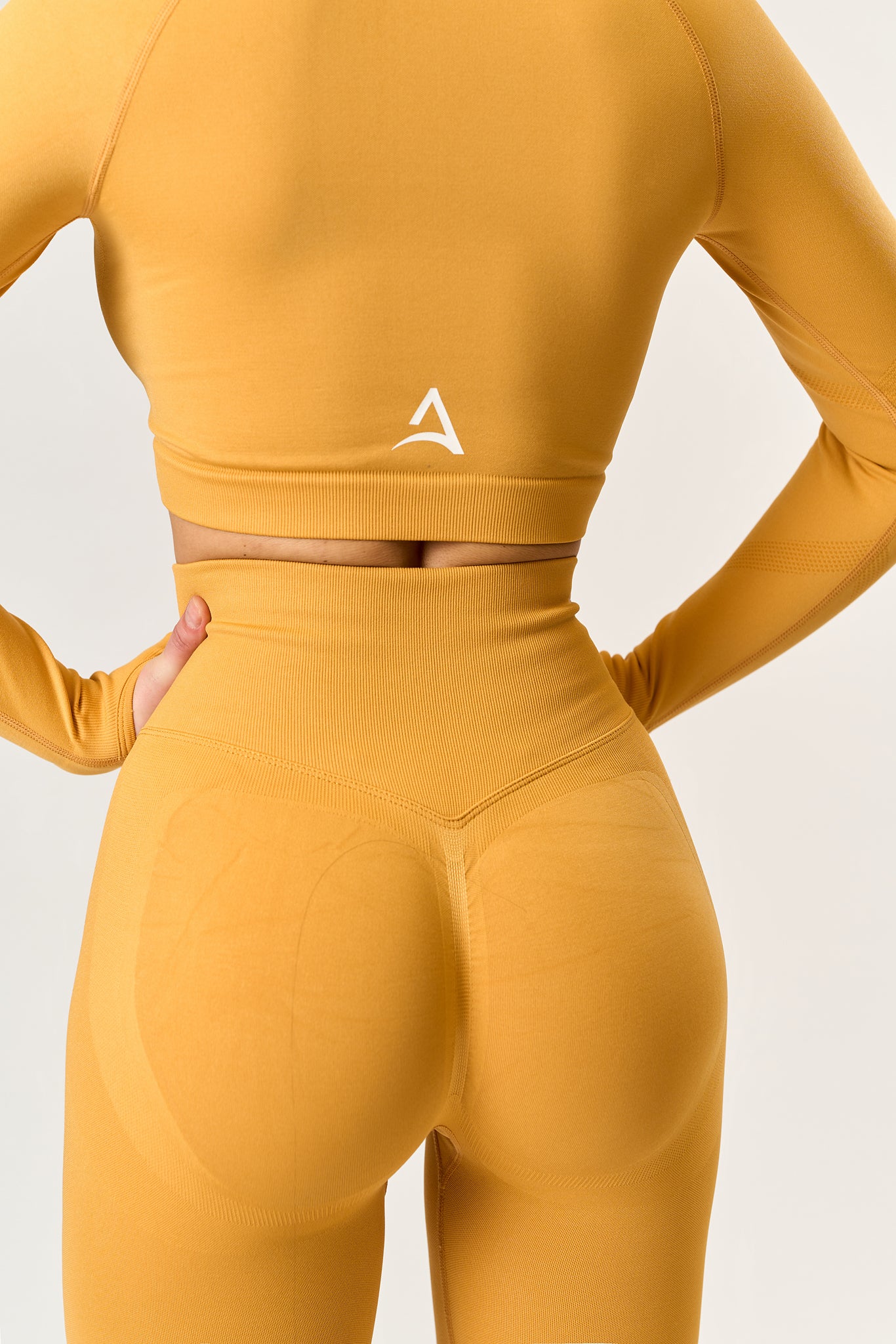 SEAMLESS LONG tights Petrol green