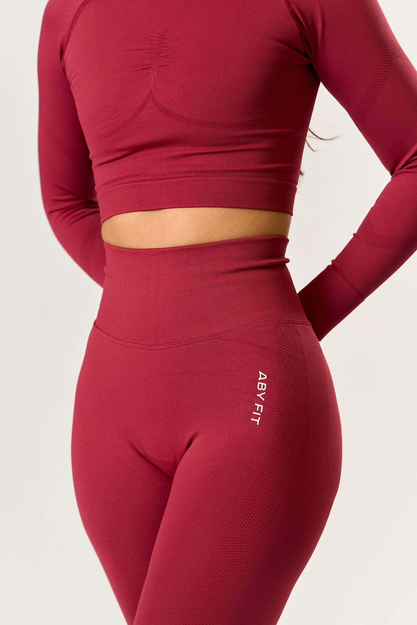 SEAMLESS LONG Set Burgundy