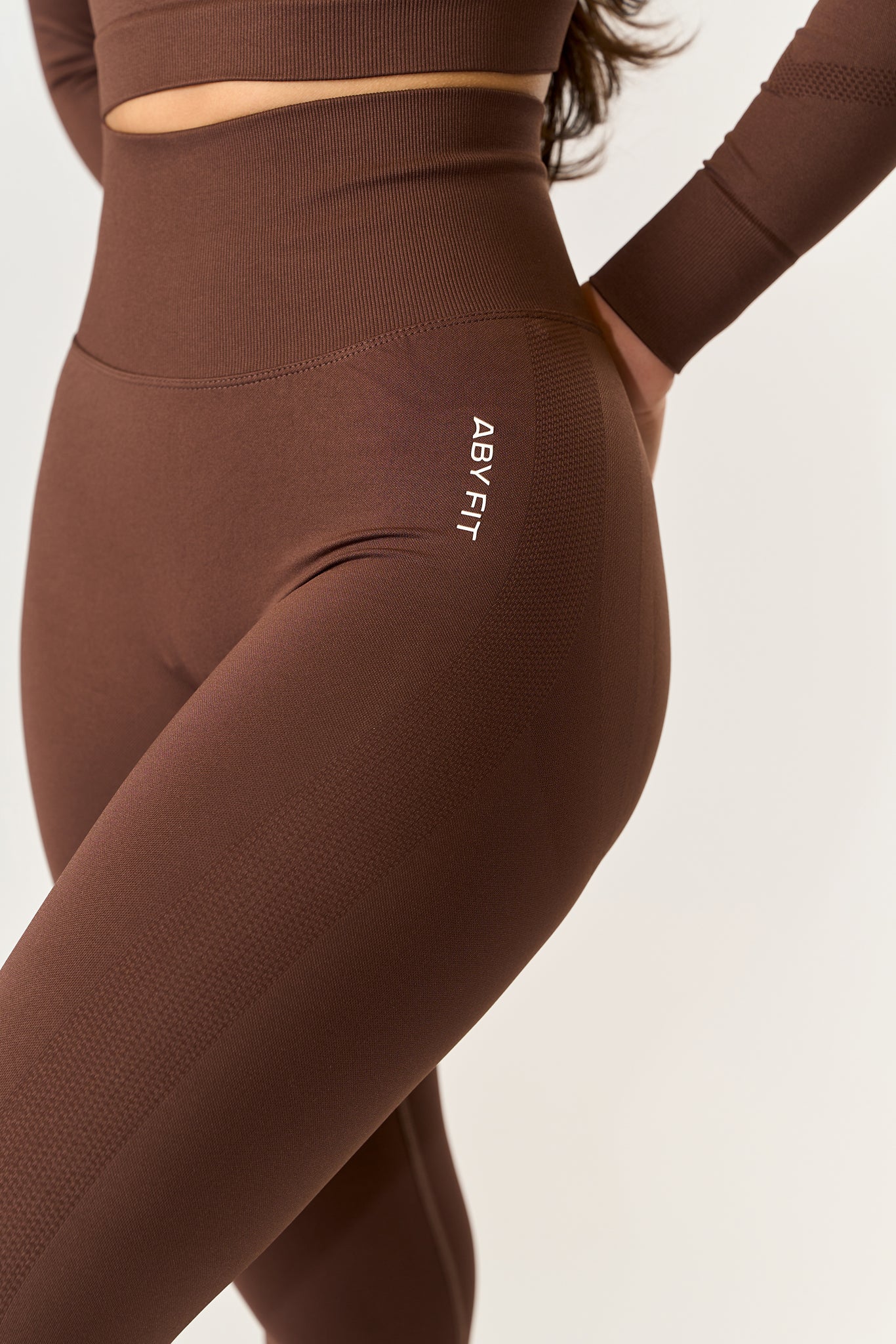 SEAMLESS LONG tights Petrol green