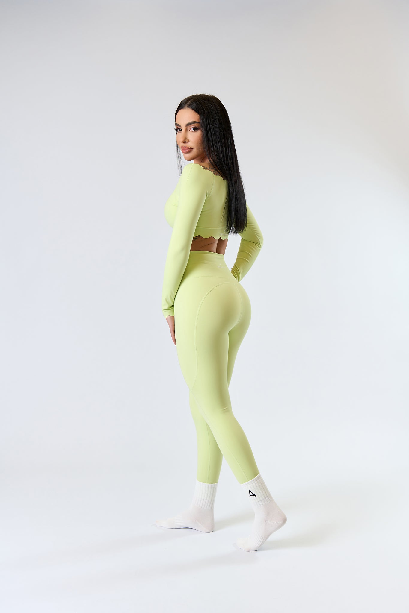 BELLE WAVES Set Light green