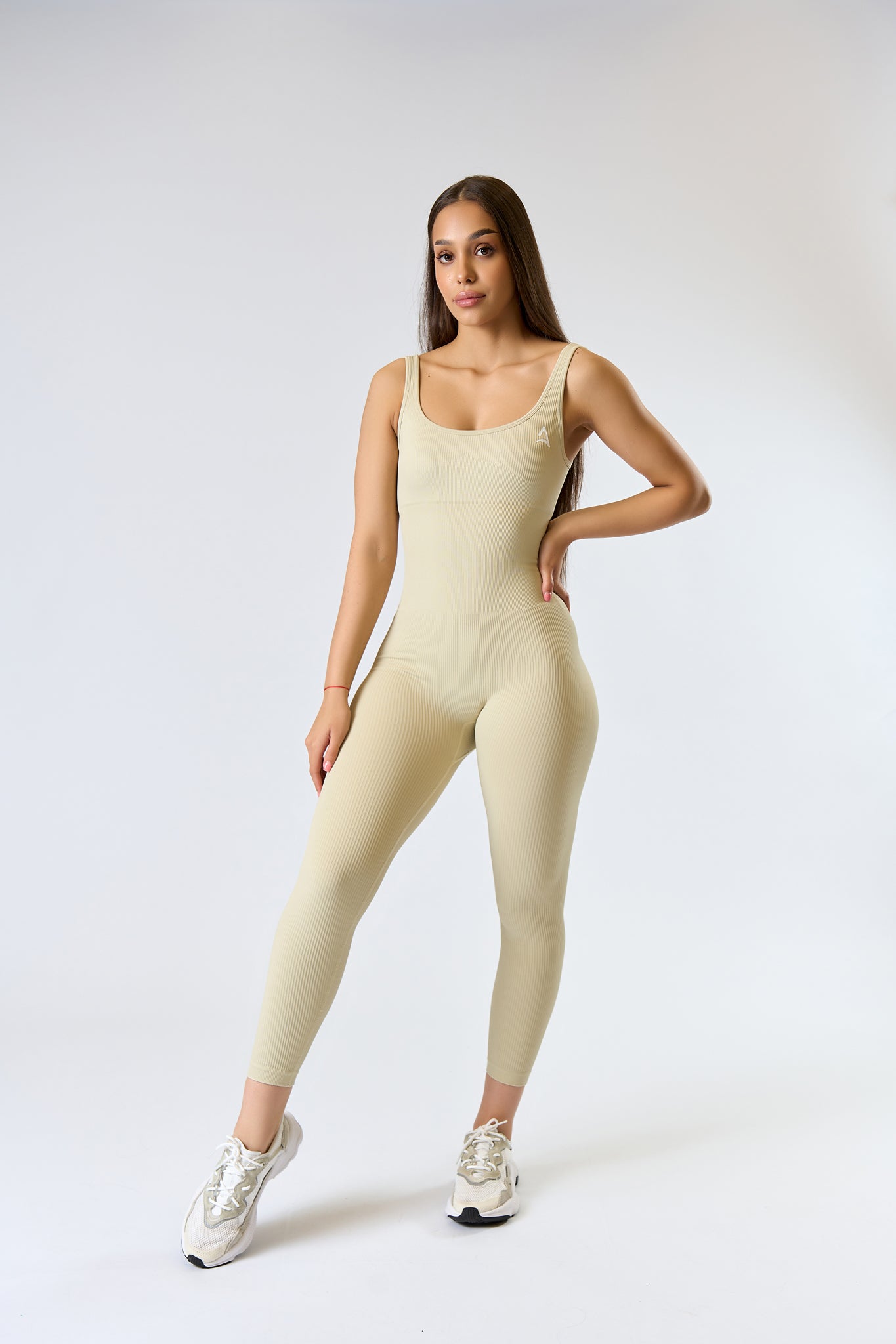 COZY FIT Jumpsuit Beige