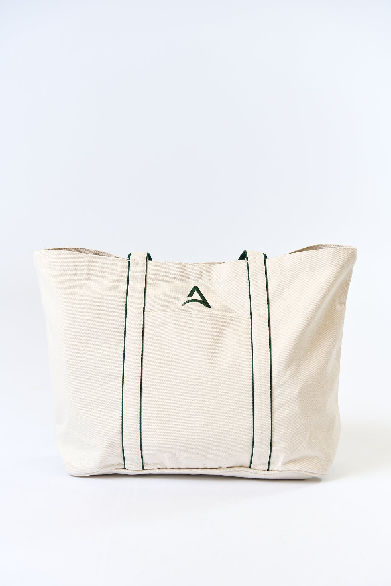 EVERYDAY TOTE Bag Nude with Green