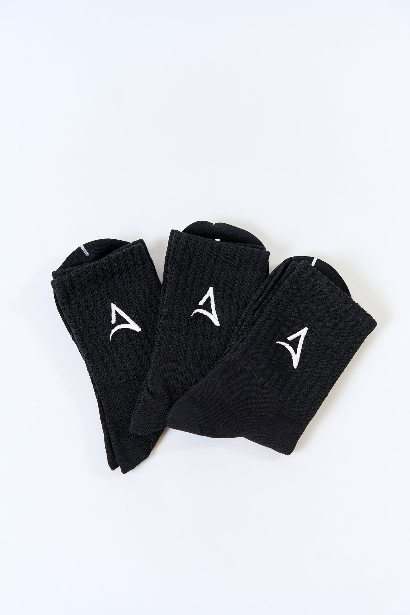 Set of 3 ABY SOCKS Black