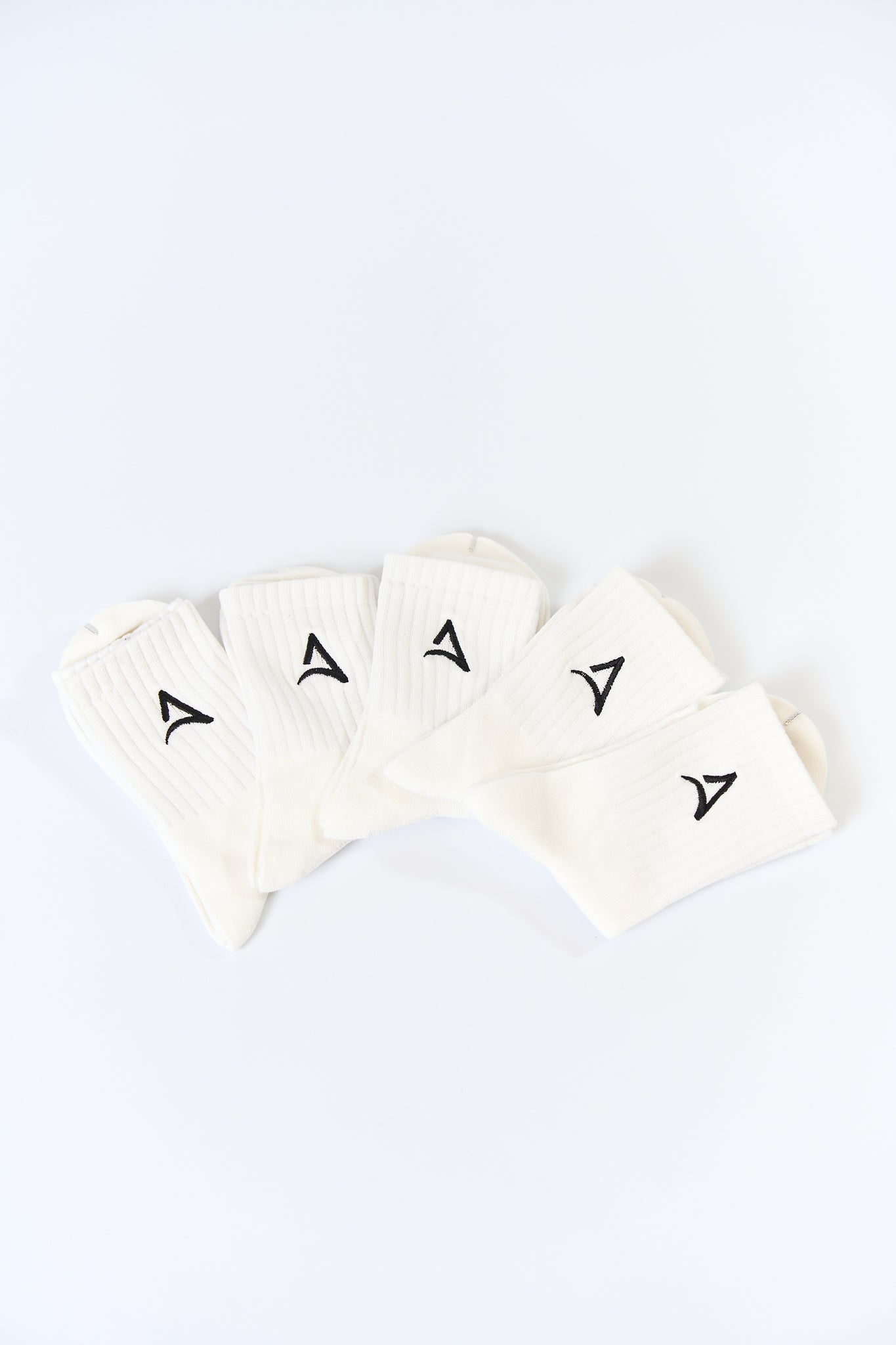 Set of 5 ABY SOCKS White