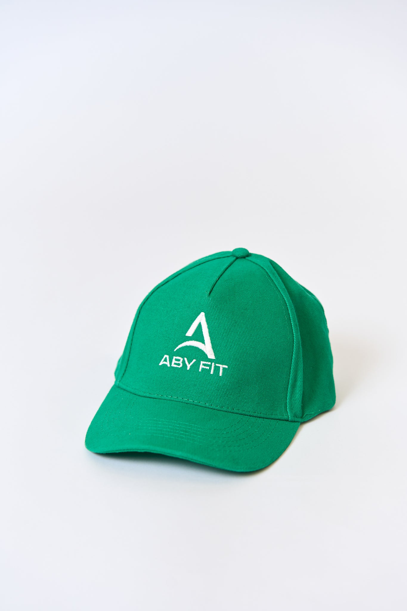 WHITE LOGO Green Cap