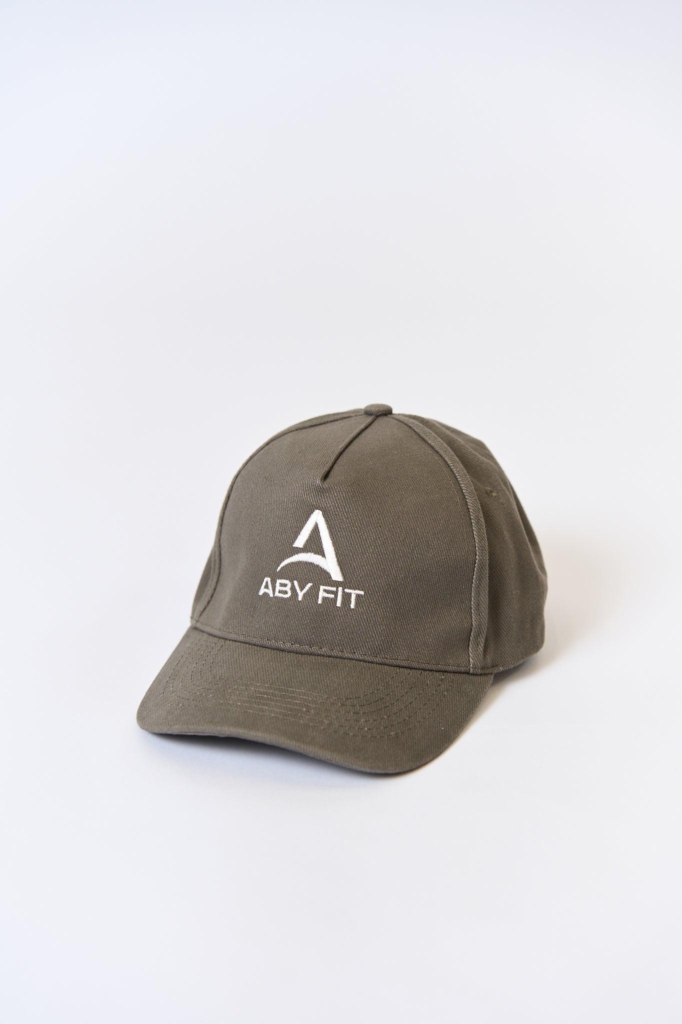 WHITE LOGO Cap Grey